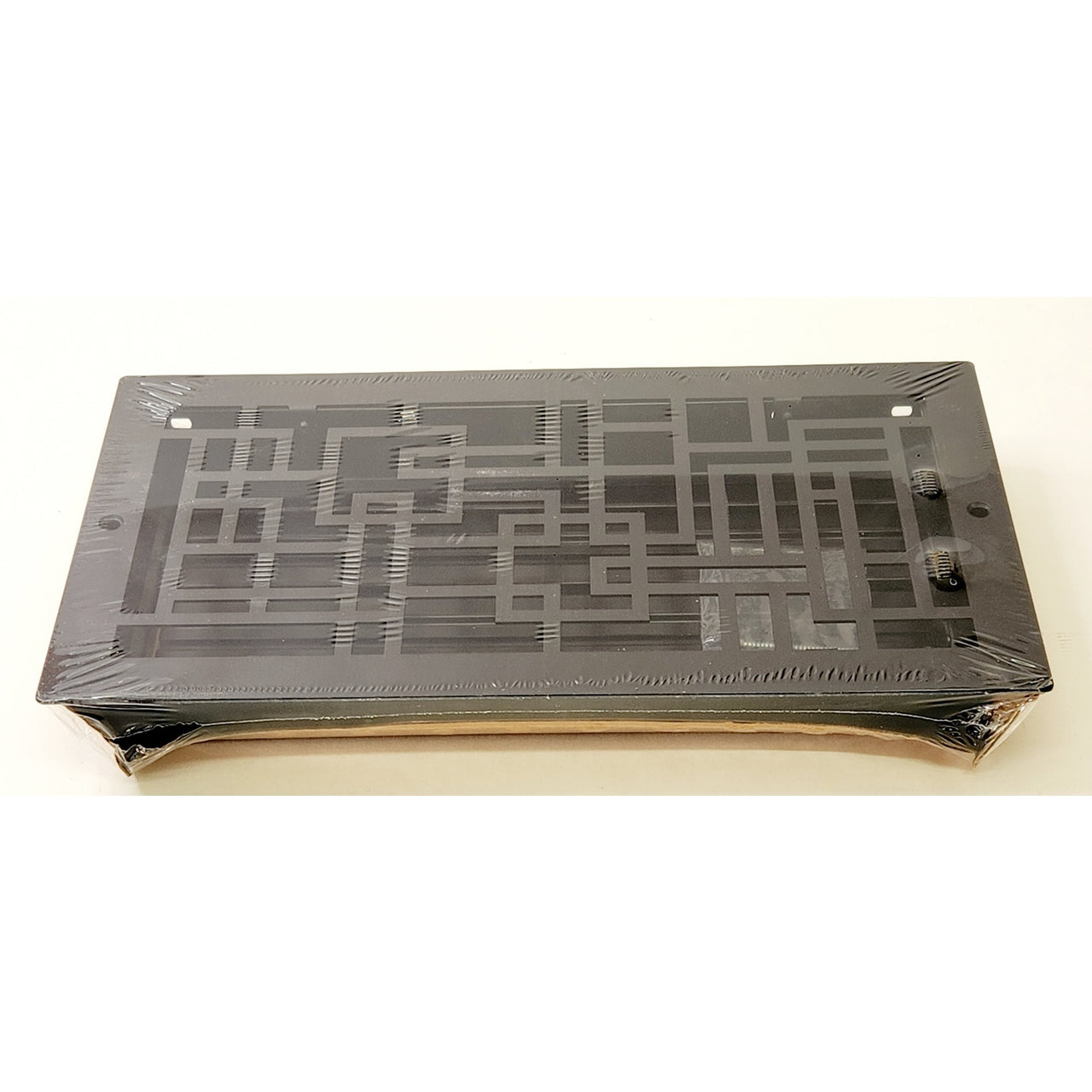 Signature Hardware 445753 Baer 6" x 12" Steel Wall Register - Black