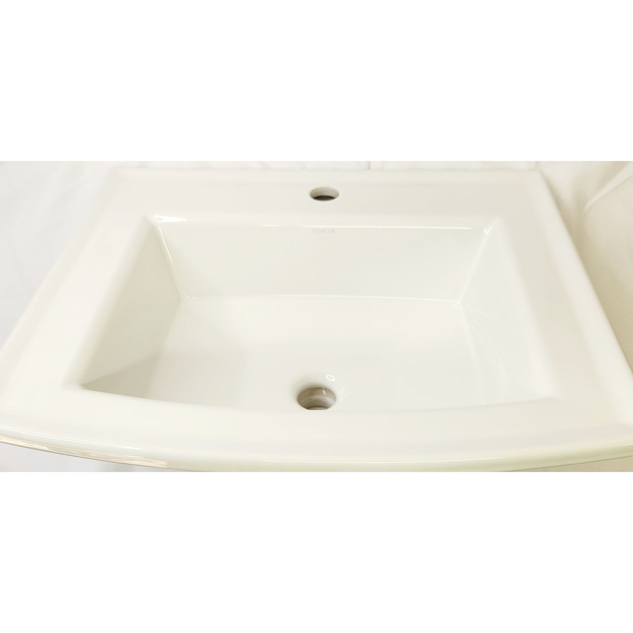 Kohler 2356-1-0 Archer 22-5/8" Drop In Bathroom Sink with Overflow - White READ