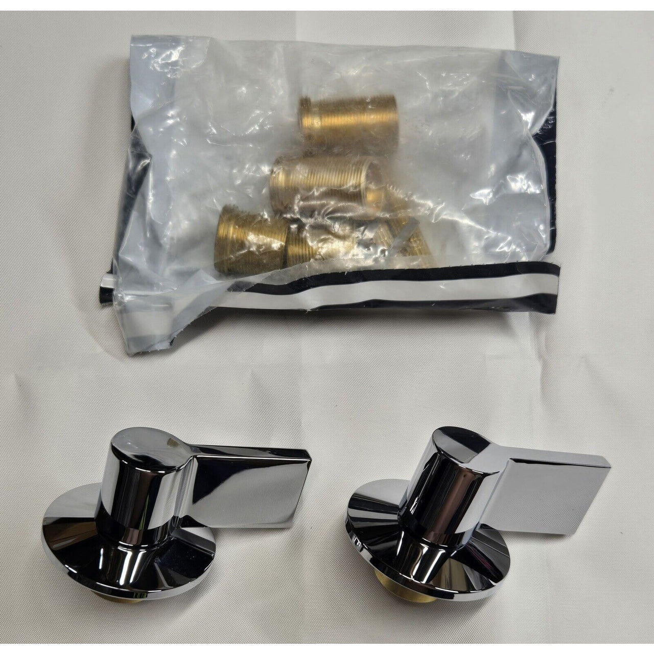 Kohler T77981-4-CP Components Wall-Mount Bathroom Faucet Lever Handles - Chrome