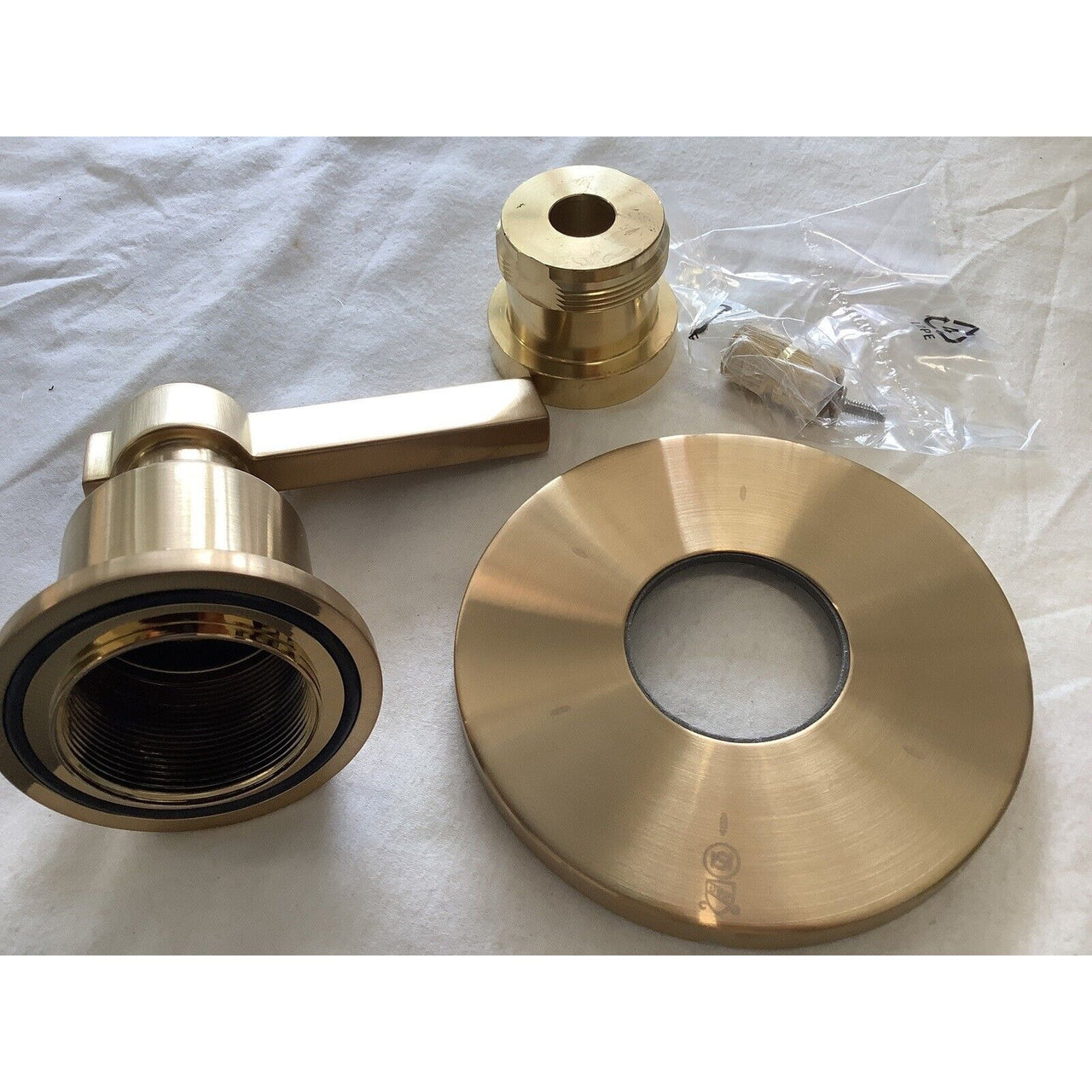 Signature Hardware 476963 Greyfield 6 Function Valve Trim, No Valve-Brushed Gold