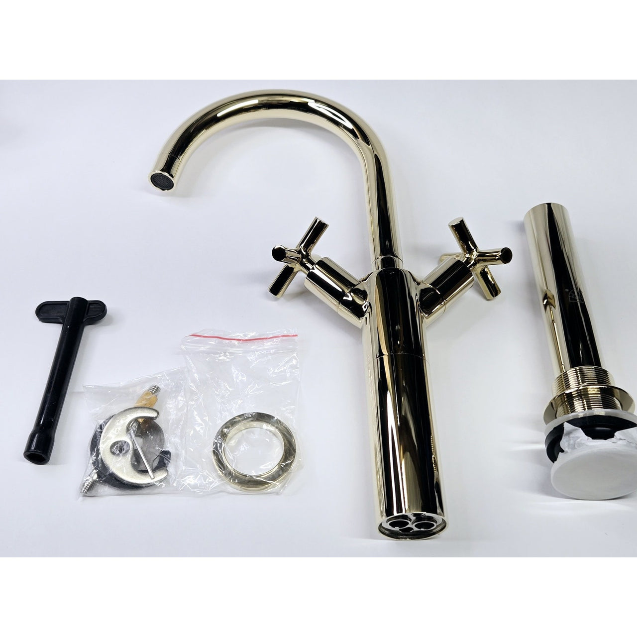 Signature Hardware 437966 Aviston Vessel Bathroom Faucet -Polished Brass *READ