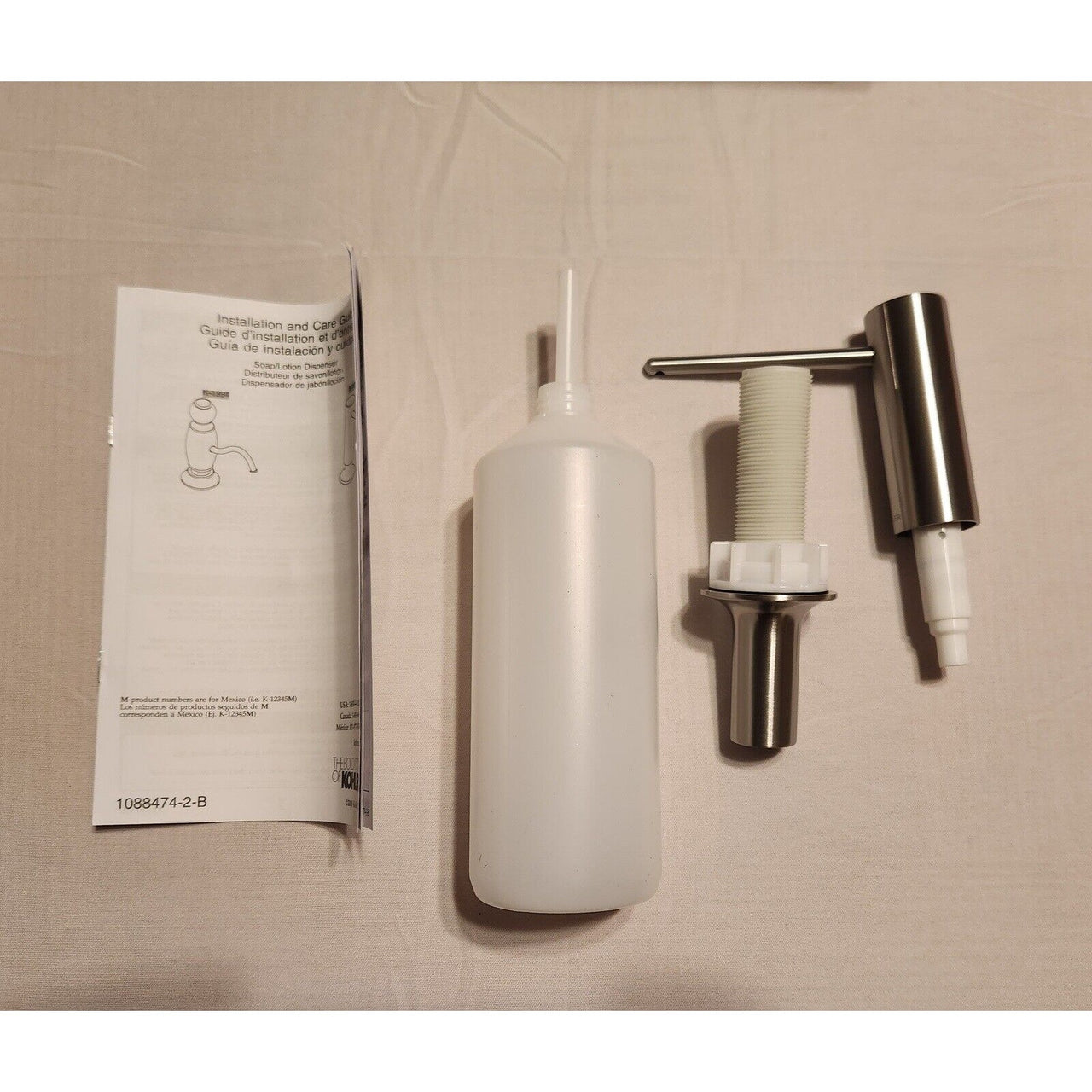 Kohler 1995-VS Contemporary Soap/Lotion Dispenser - Vibrant Stainless