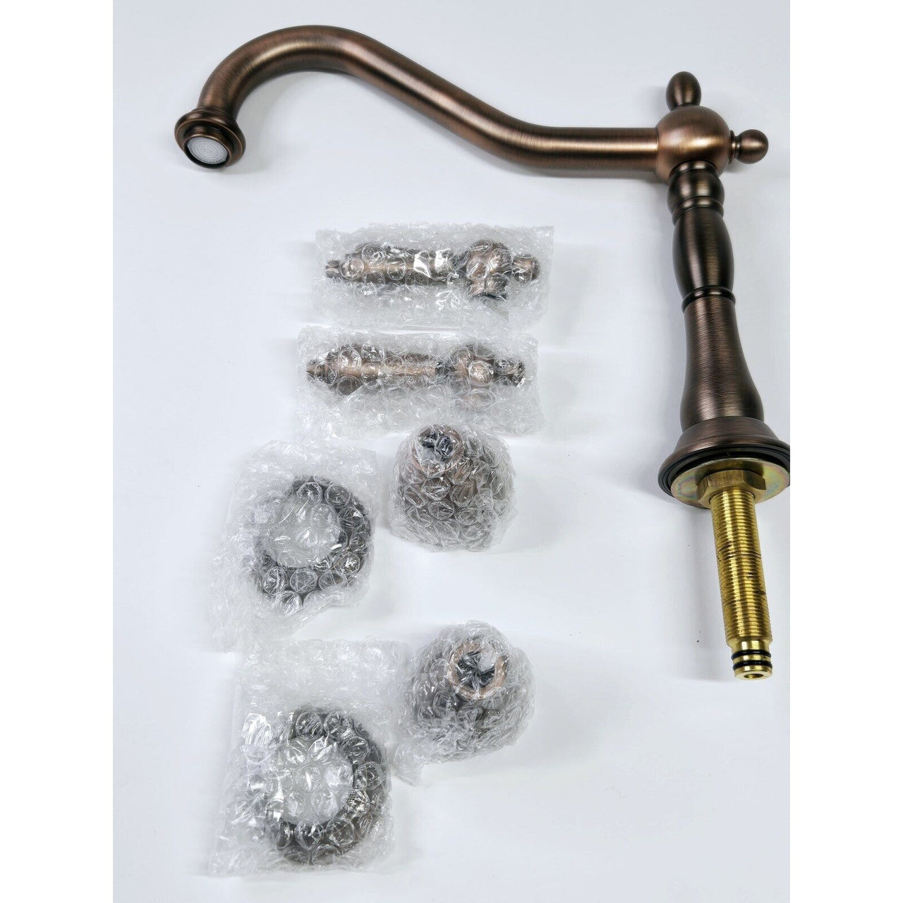 Signature Hardware 394338 Helena Widespread Kitchen Faucet - Oil Rubbed Bronze
