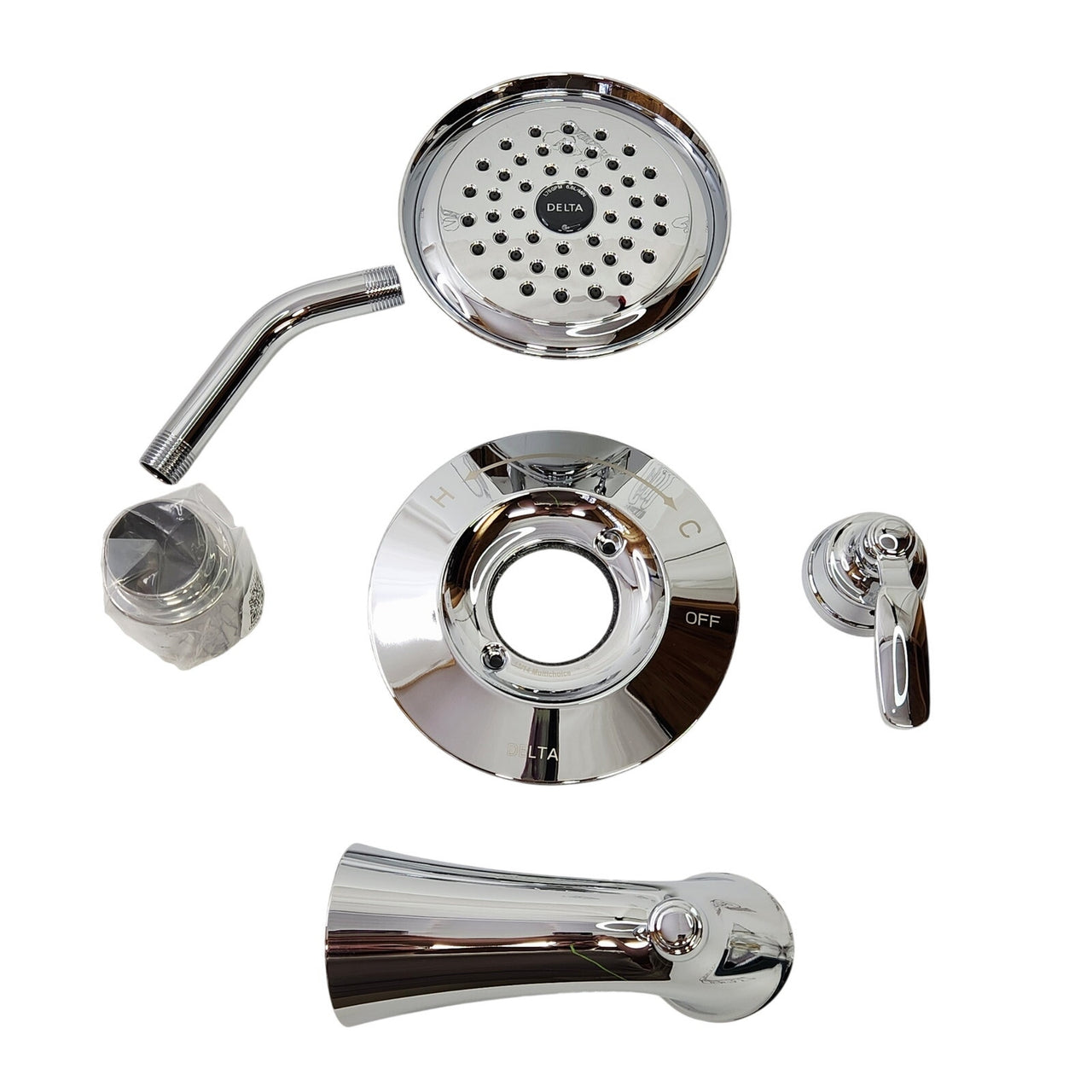 Delta T14432 Woodhurst 1.75 GPM Tub and Shower Trim Kit - Polished Chrome READ