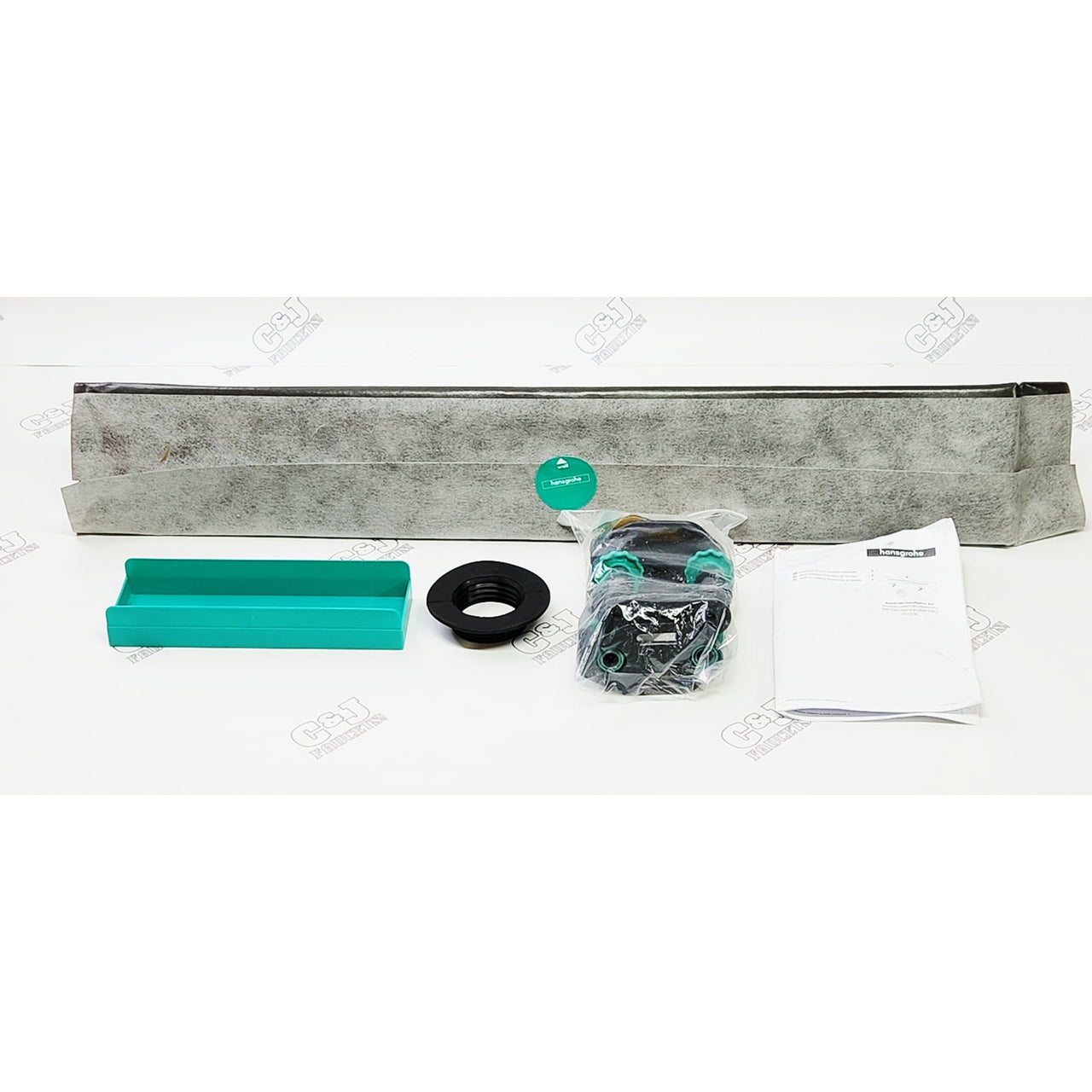 Hansgrohe 56011181 RainDrain 27-5/8" Shower Linear Drain Rough Base 2" Outlet