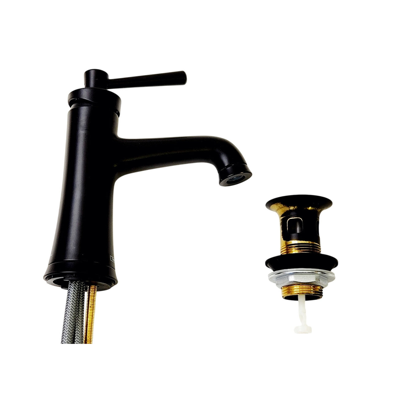 hansgrohe 04771670 Joleena Transitional 8" Tall Bath Faucet - Matte Black READ