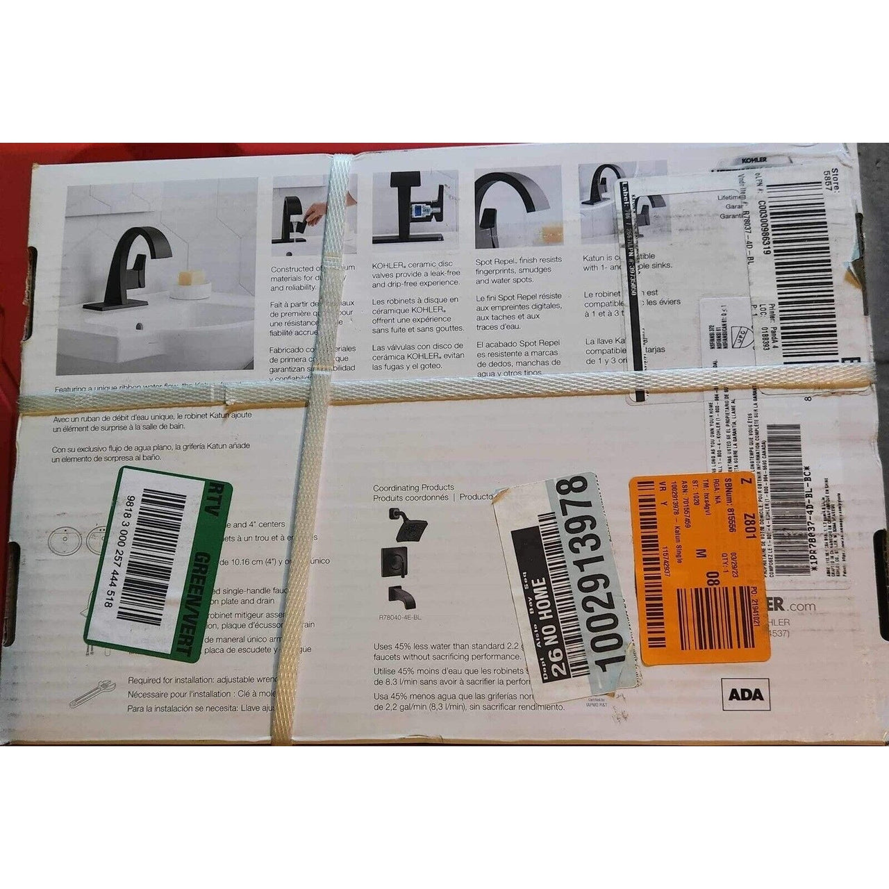 Kohler R78037-4D-BL Katun Bathroom Faucet - Matte Black - FREE Shipping!
