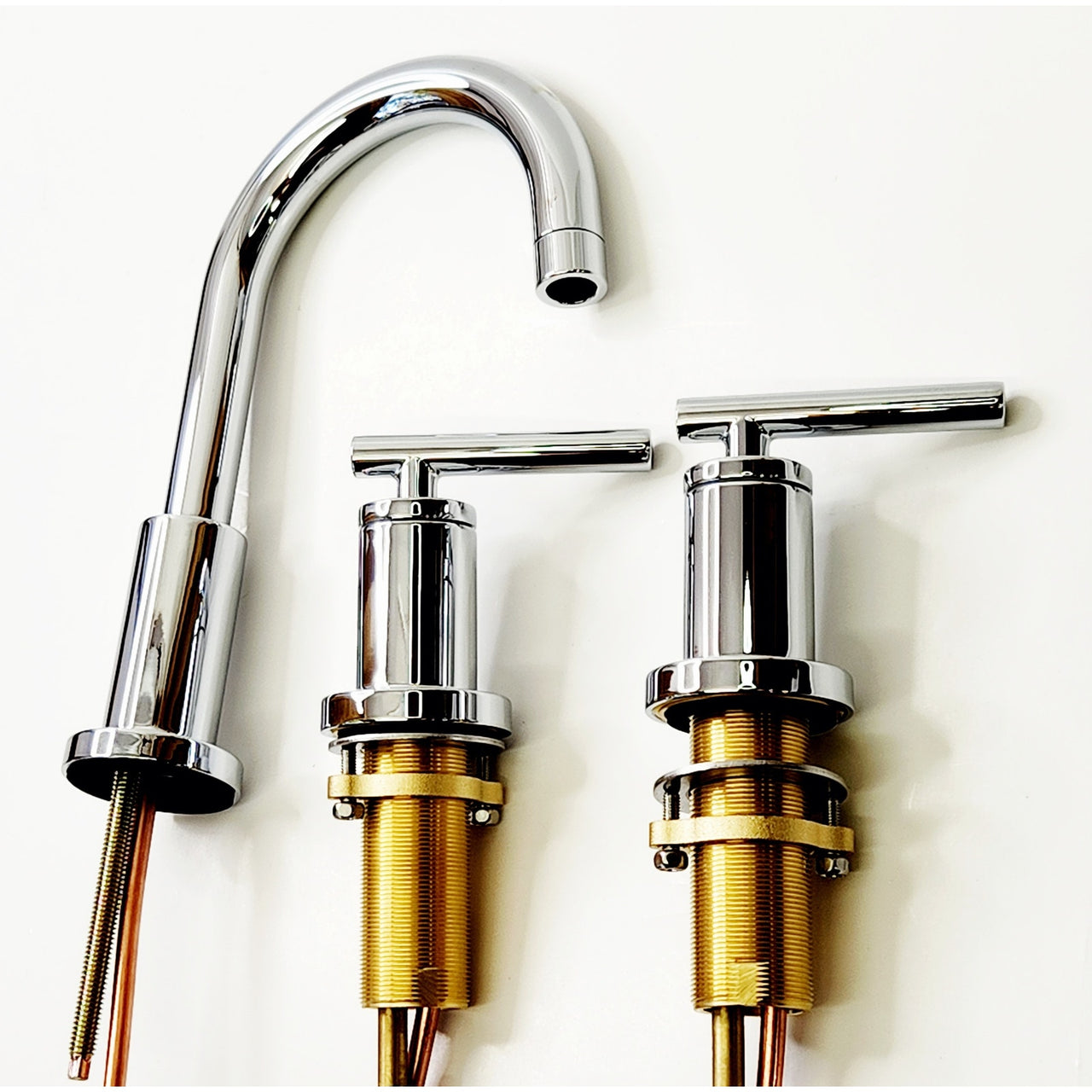 Miseno MNO1343LCP Mia 1.2 GPM Widespread Bathroom Faucet - Polished Chrome READ