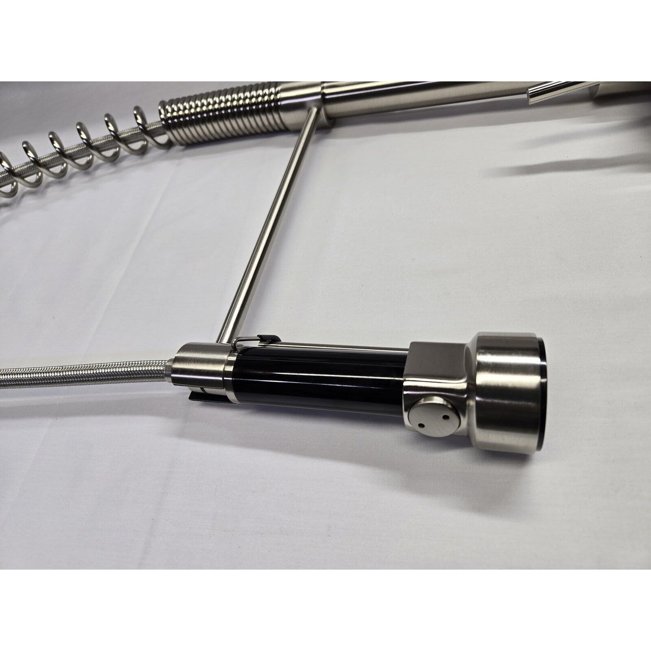 Signature Hardware 418248 Asaro Pull Down Kitchen Faucet - Brushed Nickel