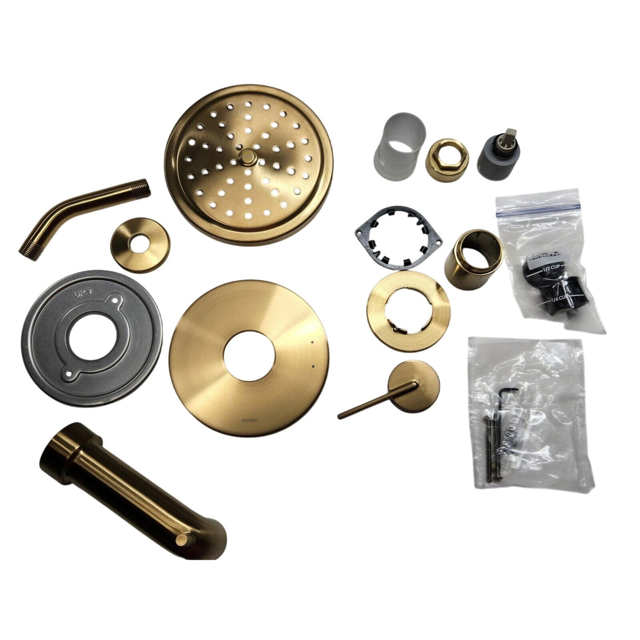 Moen UT2263EPBG Cia M-CORE 2-Series Tub/Shower Trim Kit, No Valve - Brushed Gold