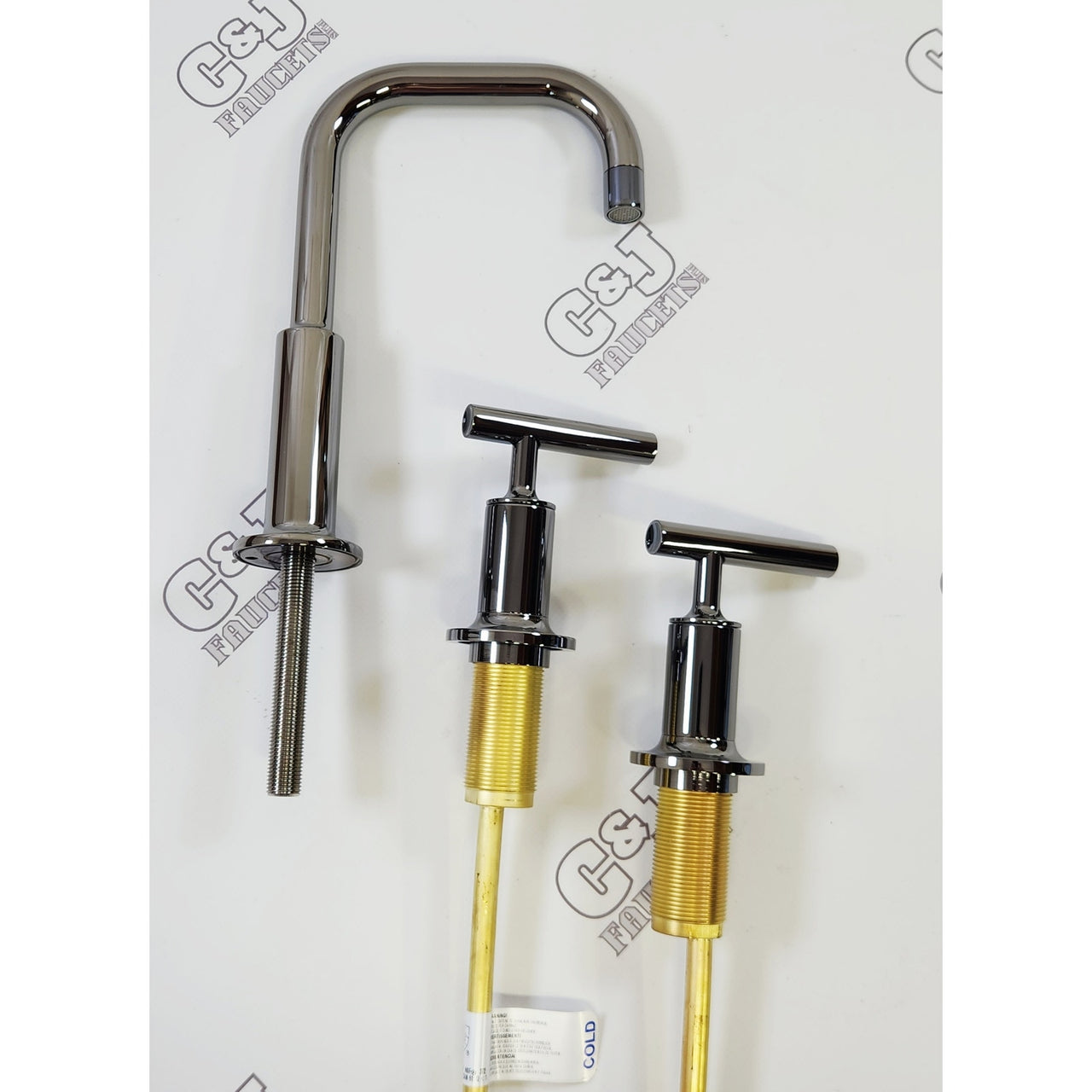 Kohler 14406-4-TT Purist 1.2 GPM Widespread Bathroom Faucet - Vibrant Titanium