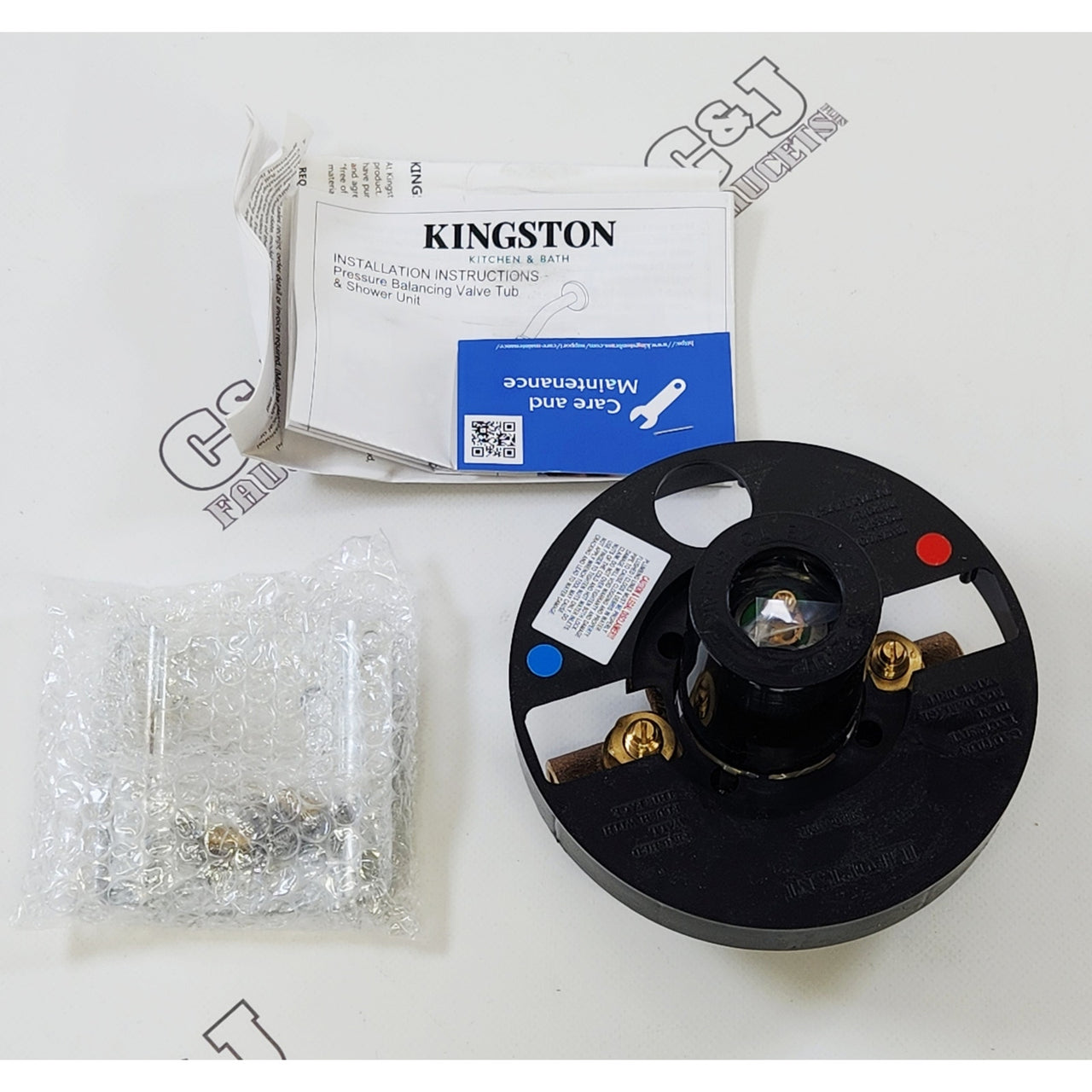 Kingston Brass KB3631V Pressure Balanced Bathroom Shower Tub Rough In Valve