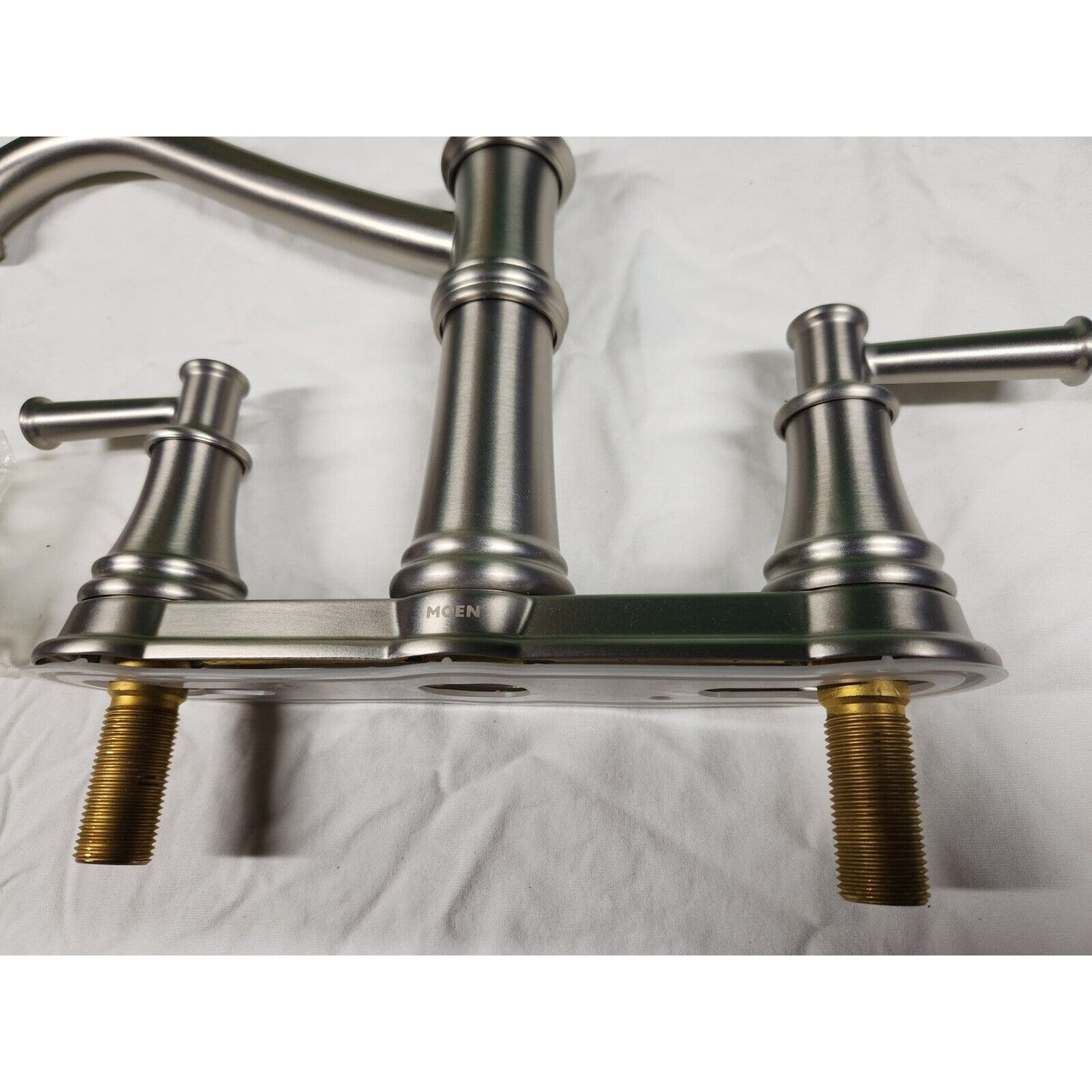 Moen 7250SRS Belfield Two Handle High Arc Kitchen Faucet - Spot Resist Stainless