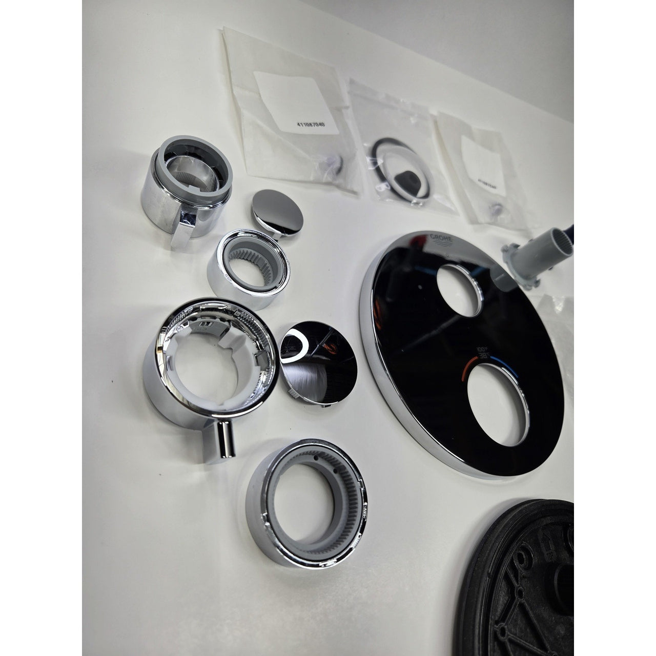 Grohe 24107000 Grohtherm Thermostatic Valve Trim Only - Starlight Chrome *READ