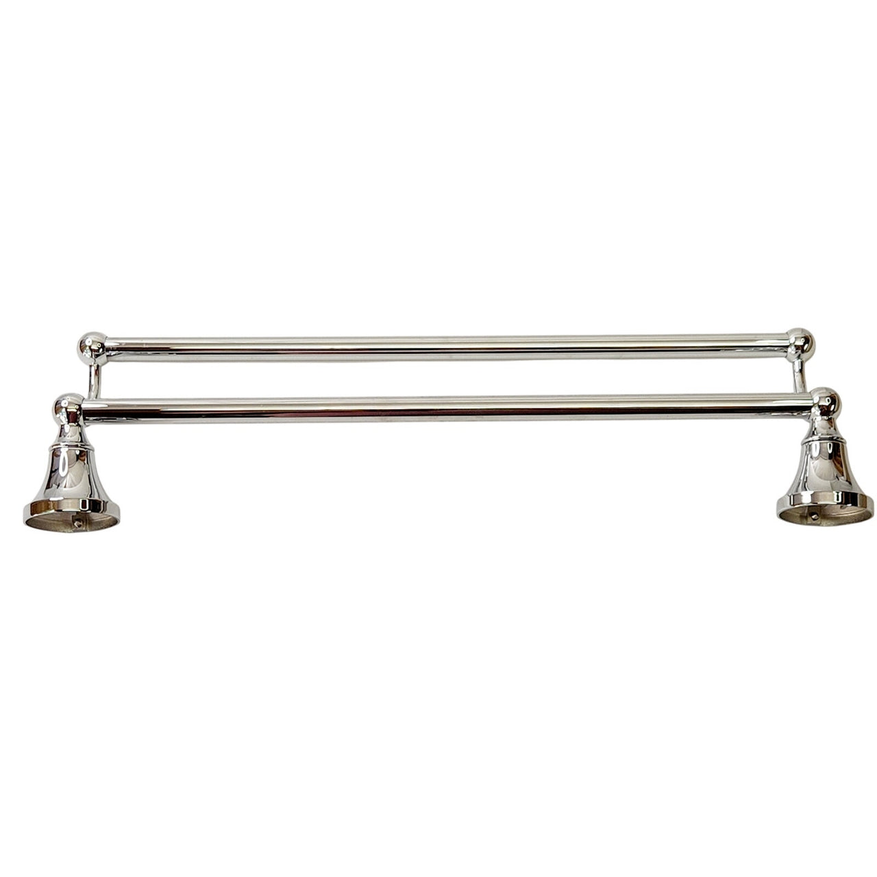 Signature Hardware 353564 Seattle Collection 18" Double Towel Bar - Chrome READ