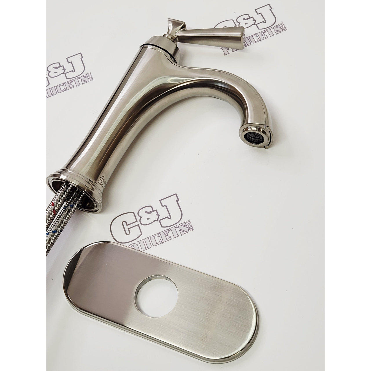 American Standard 7417101.295 Rumson Single Hole Bath Faucet - Brush Nickel READ
