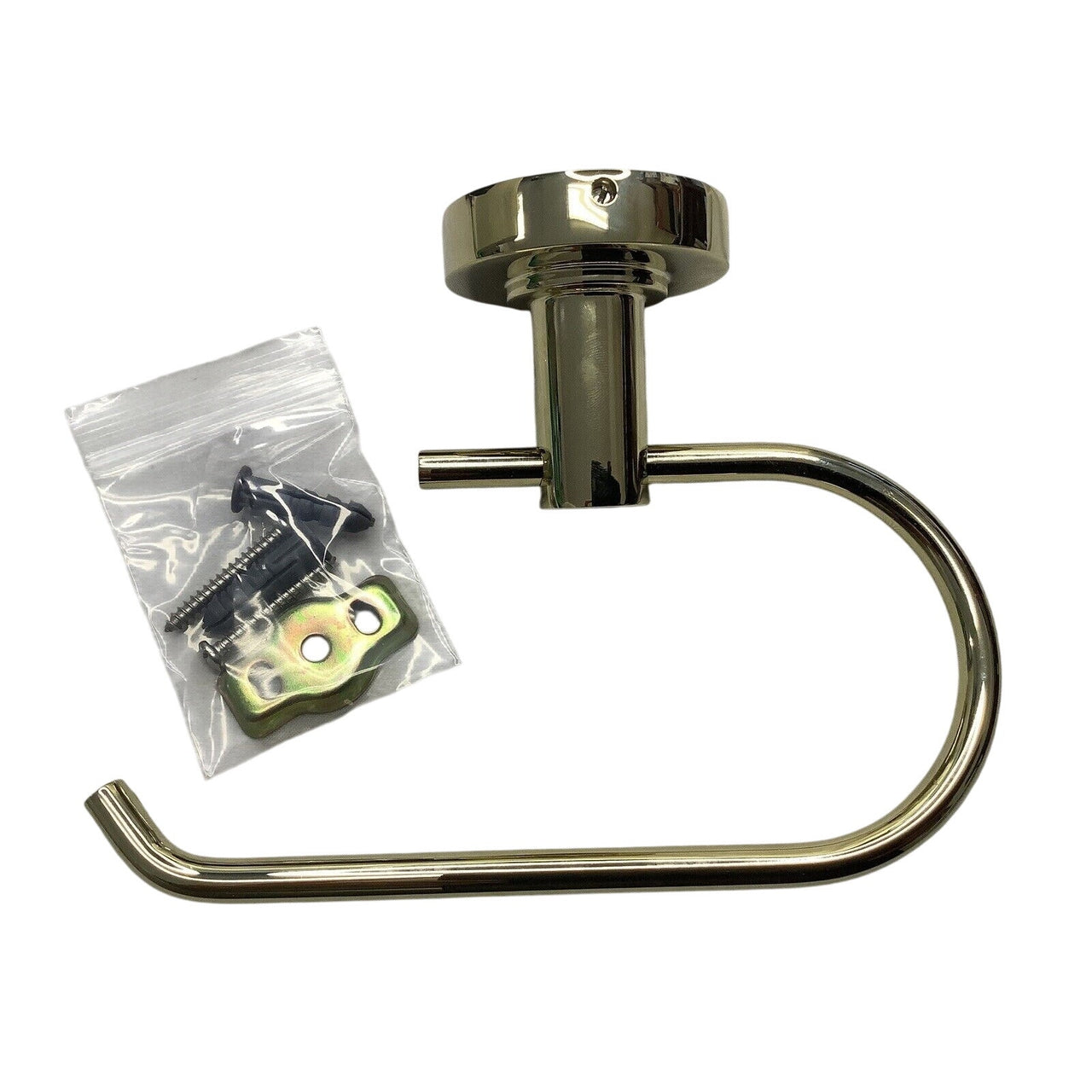 Signature Hardware 483956 Lexia Euro Toilet Paper Holder - Polished Brass