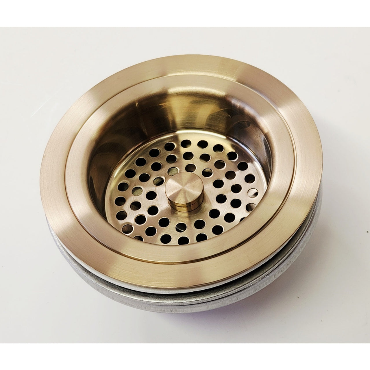 Brizo 69052-GL Brass Basket Strainer for Standard Kitchen Sinks - Luxe Gold READ