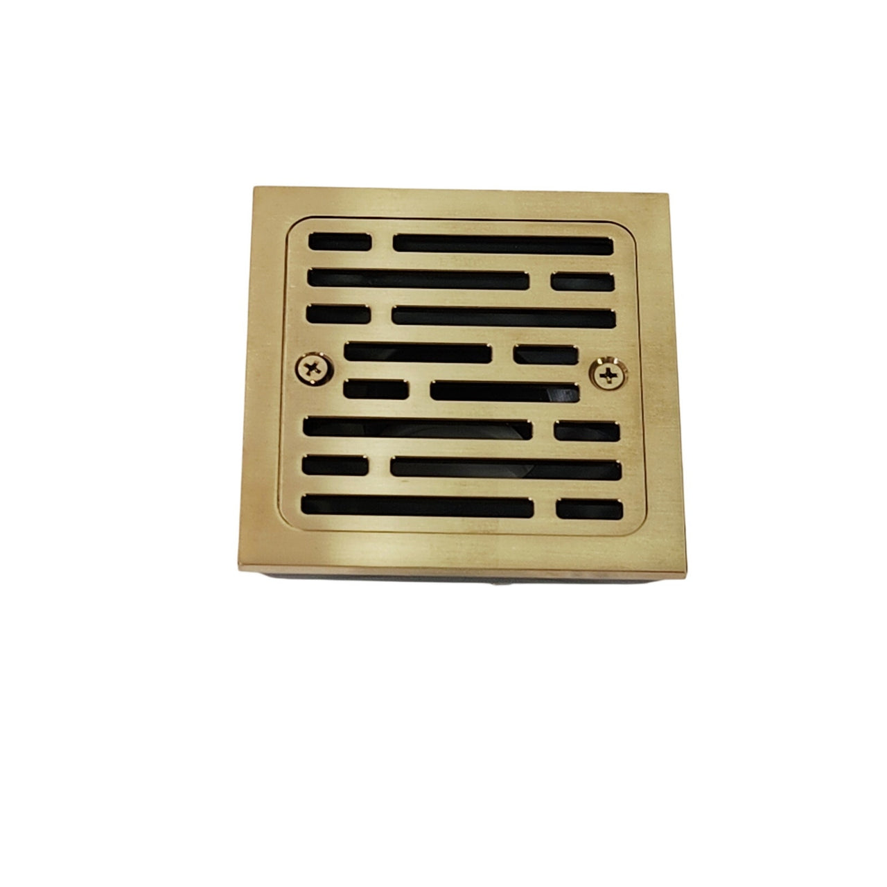 Brizo BT062415-GL 4" Tile-In Square Shower Drain - Luxe Gold