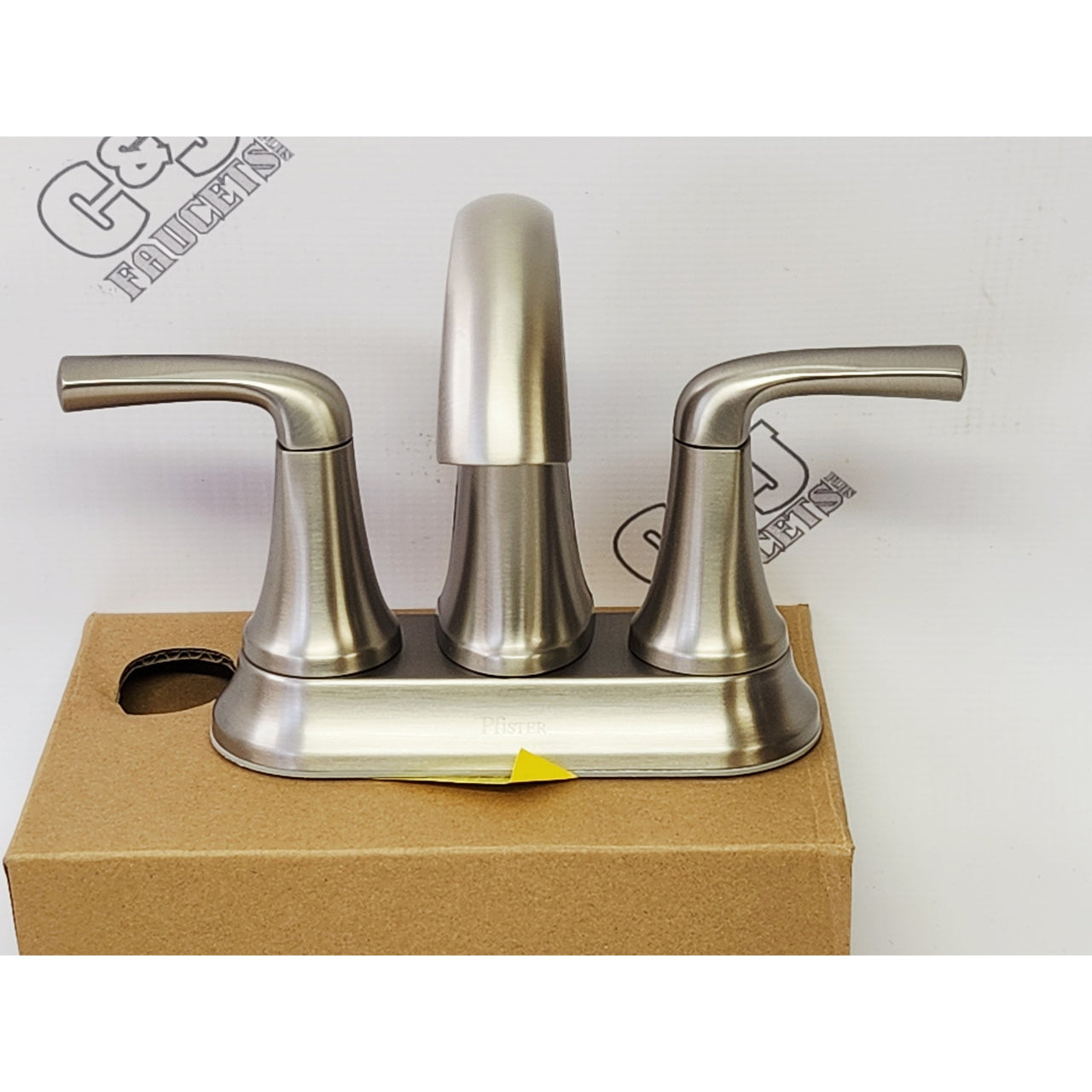Pfister LF-048-LRGS Ladera Centerset 2-Handle Bathroom Faucet - Brushed Nickel