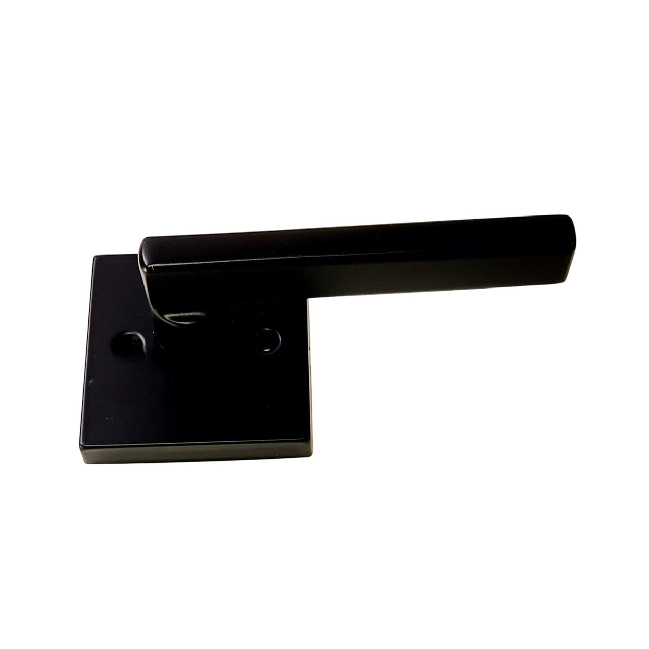 Kwikset 973HFLSQT-514 Halifax Dummy Interior Lever w/Square Rose - Matte Black