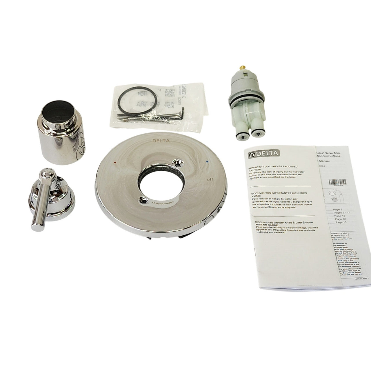 Delta T14035 Saylor Single Function Pressure Balanced Trim Only - Chrome