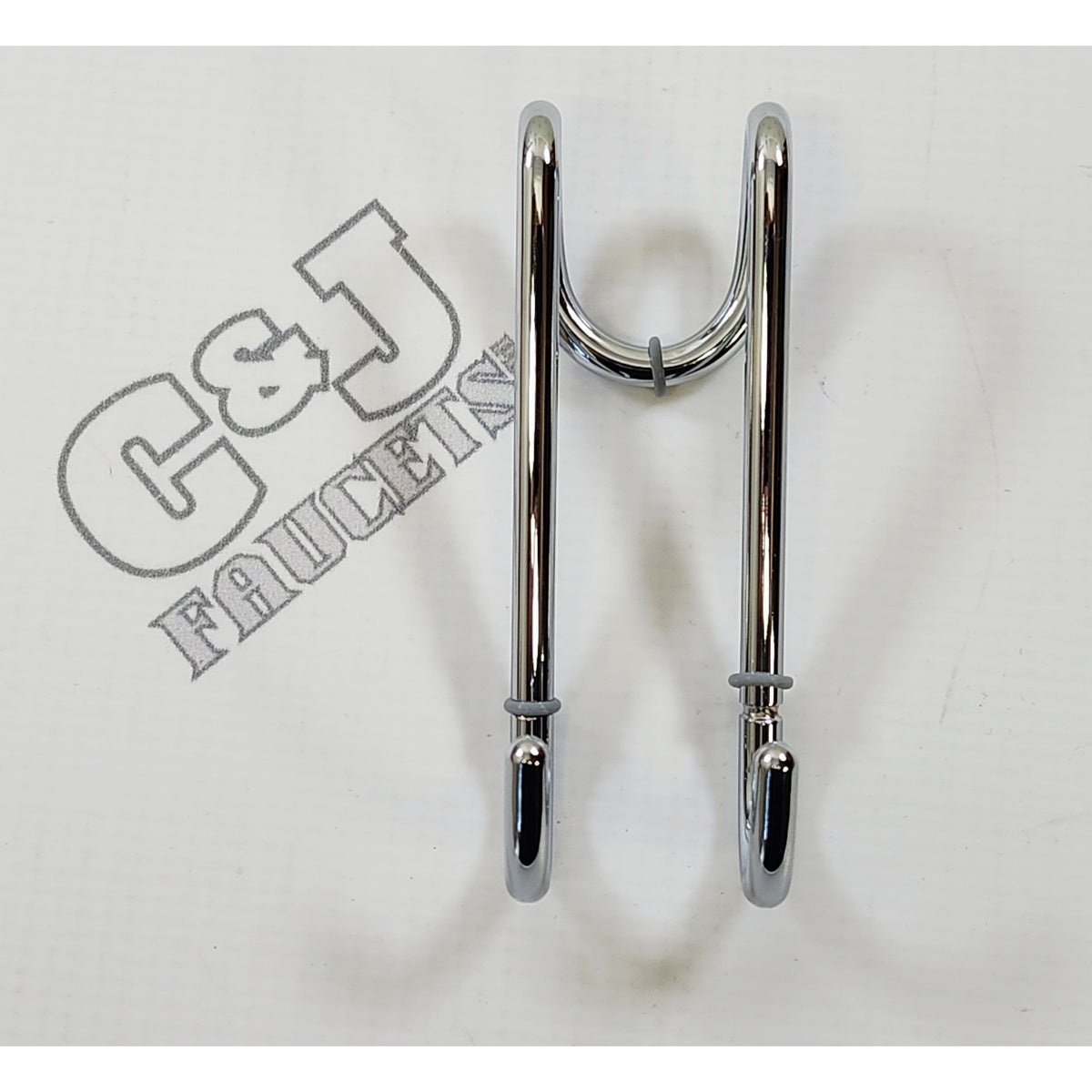 WS Bath Collections WSBC DH 1 CR Harmony Double Robe Hook - Polished Chrome