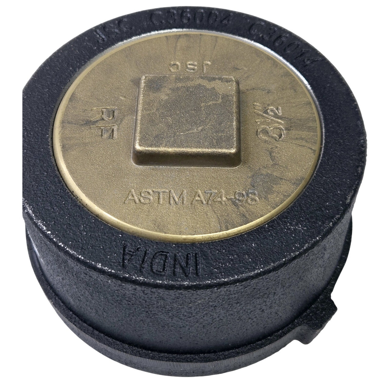 Jones Stephens C36004 4 in. Push Cast Iron Cleanout with Plug