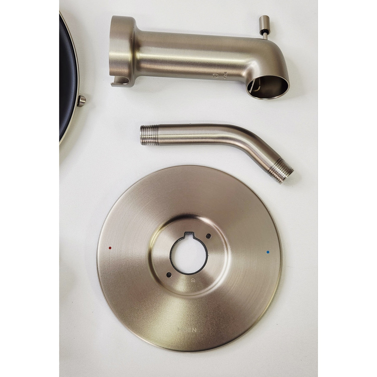 Moen 82156SRN Avri Round Bathtub and Shower Faucet - Spot Resist Brushed Nickel