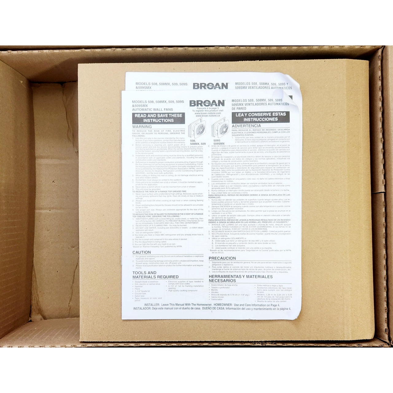 Broan-NuTone 509 200 CFM Through-Wall Utility Exhaust Fan