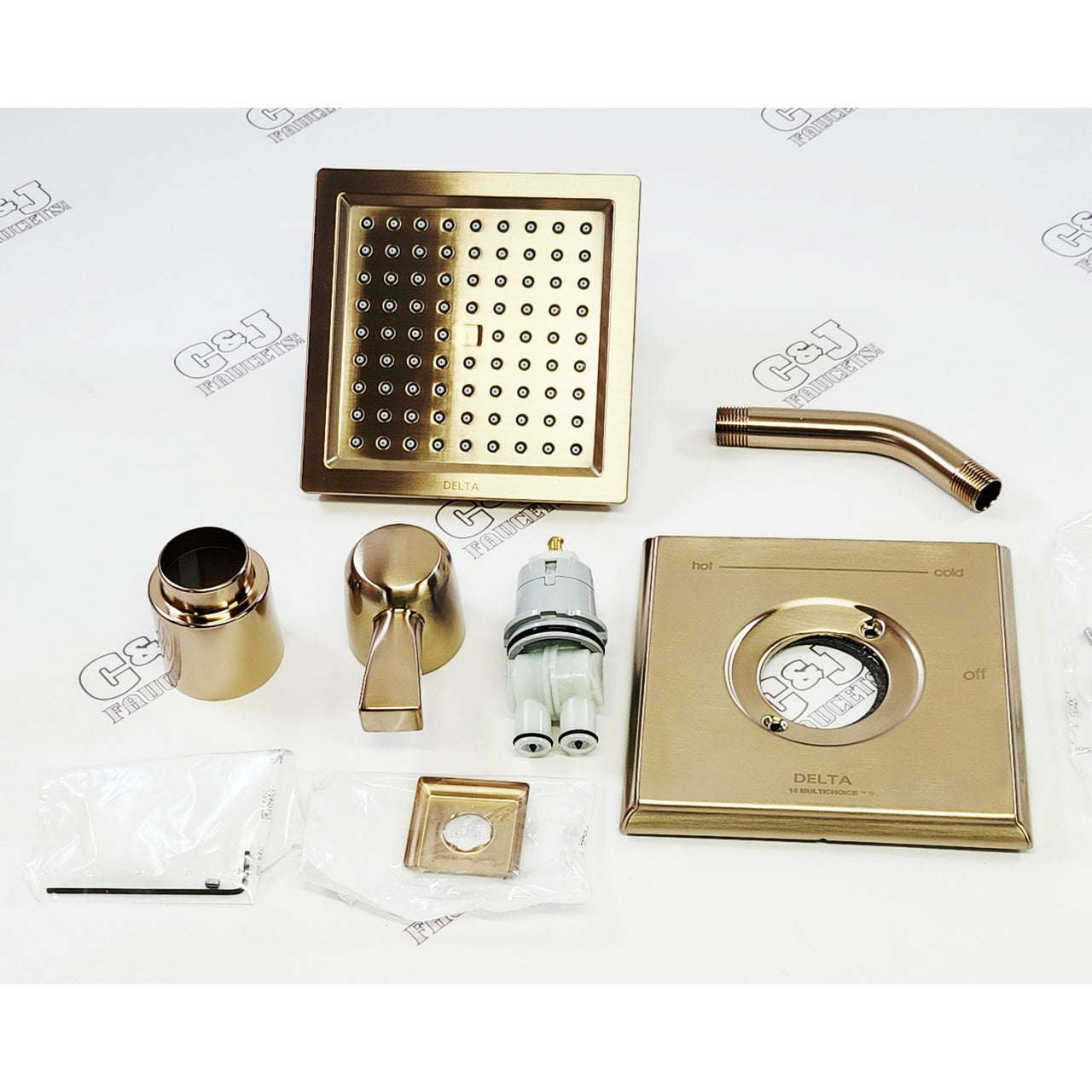 Delta T14251-CZ Dryden Monitor 14 Series 2.5 GPM Shower Trim - Champagne Bronze