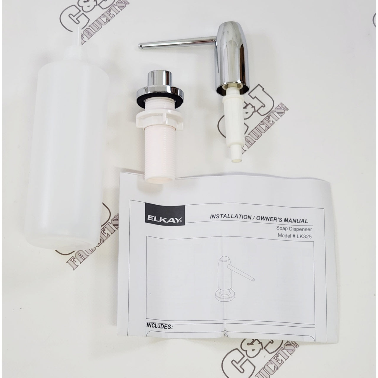 Elkay LK325CR Crosstown Soap Dispenser - Chrome