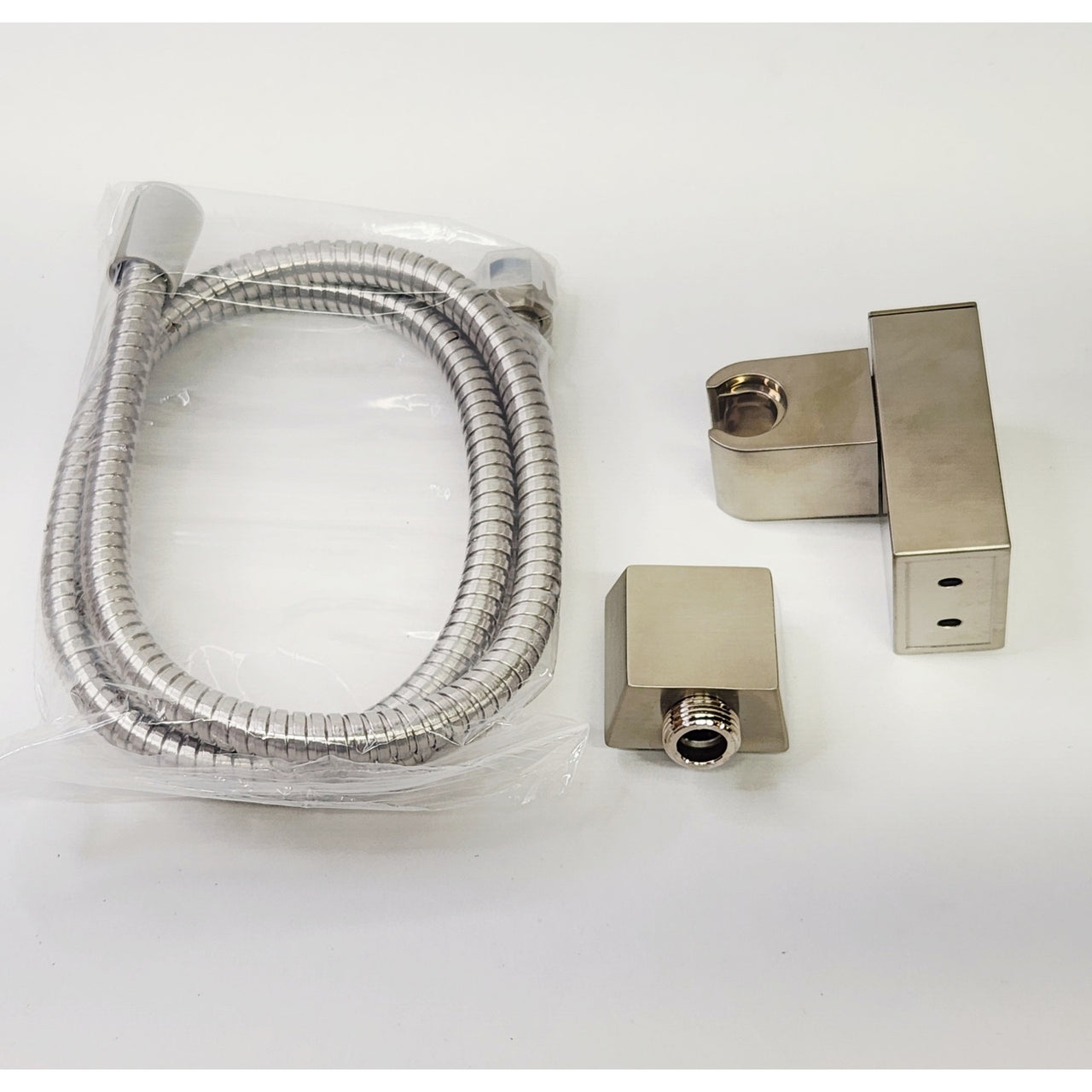 Pfister HSK-22SHWK Modern Square 3-piece Handshower Holder - Brushed Nickel