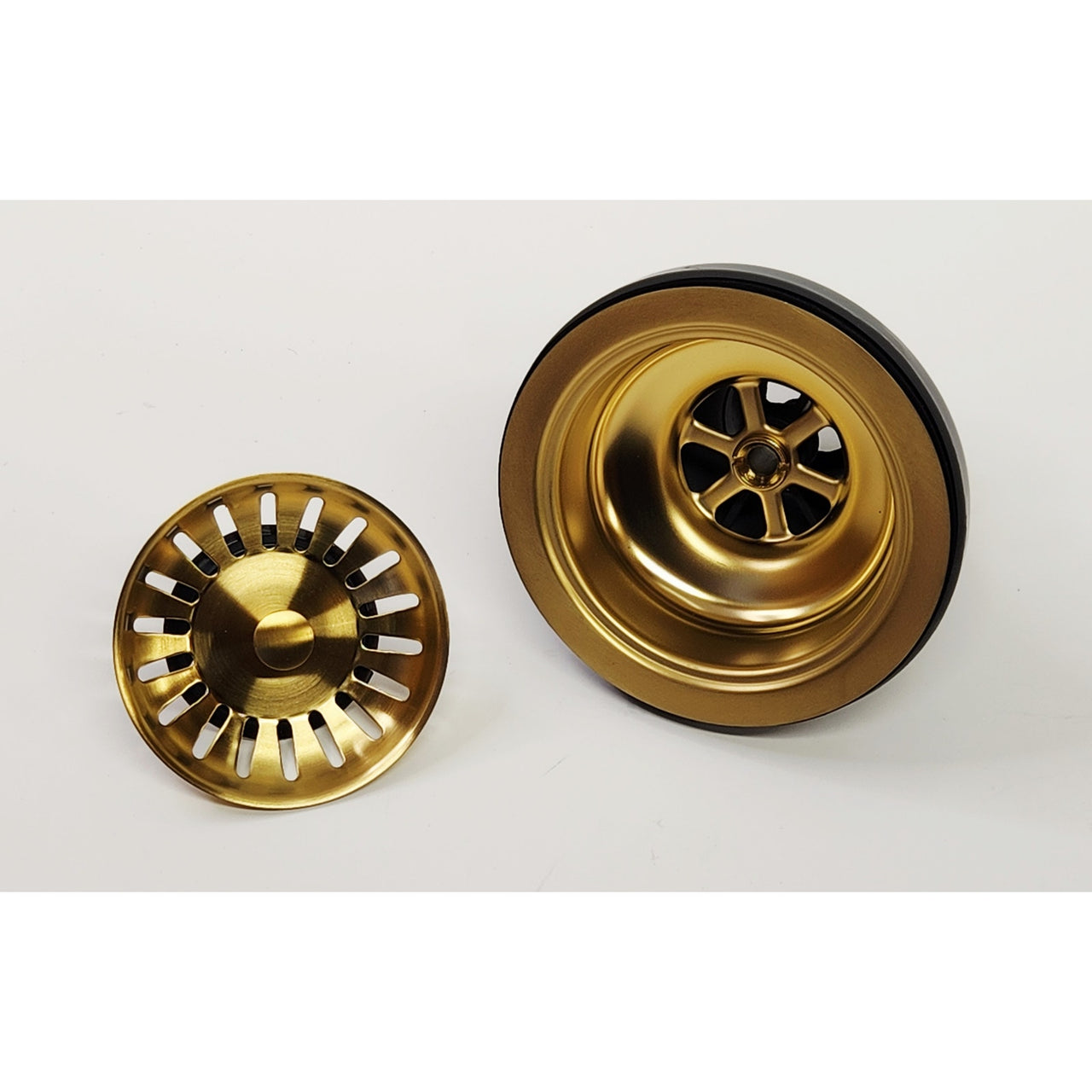 Vigo VGSTRAINERMG Noma 3-1/2" Kitchen Basket Strainer - Matte Brushed Gold