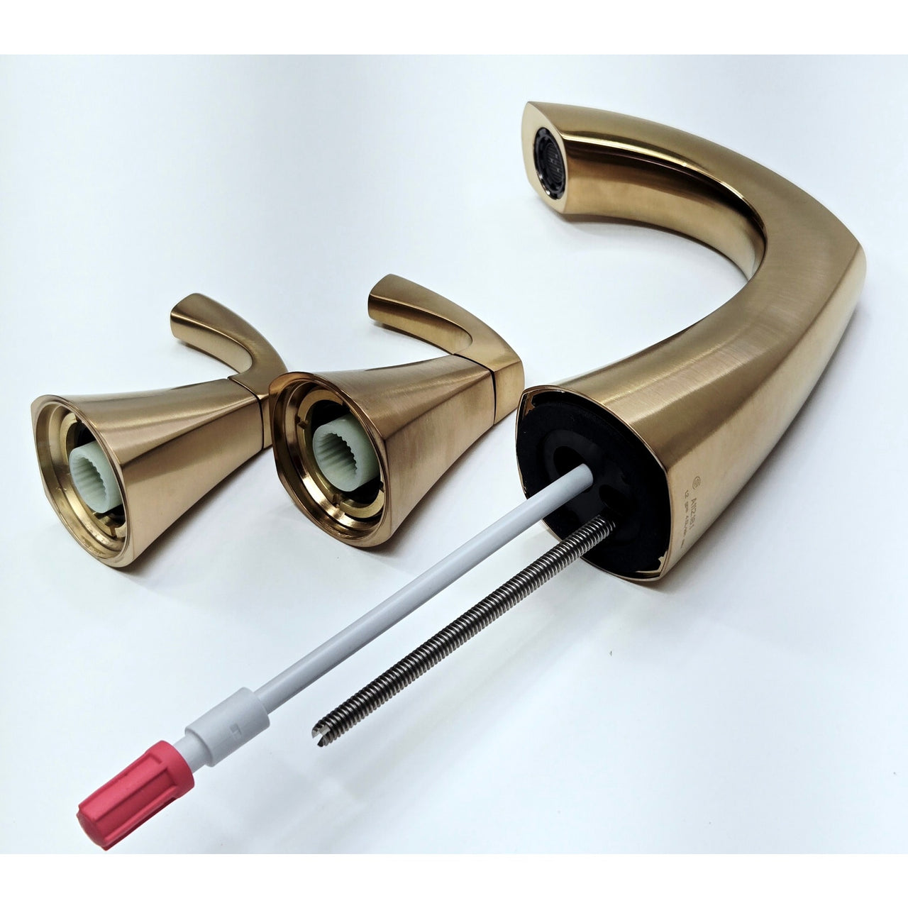 Moen 84504BG Lindor Widespread 2-Handle Bathroom Sink Faucet - Brushed Gold