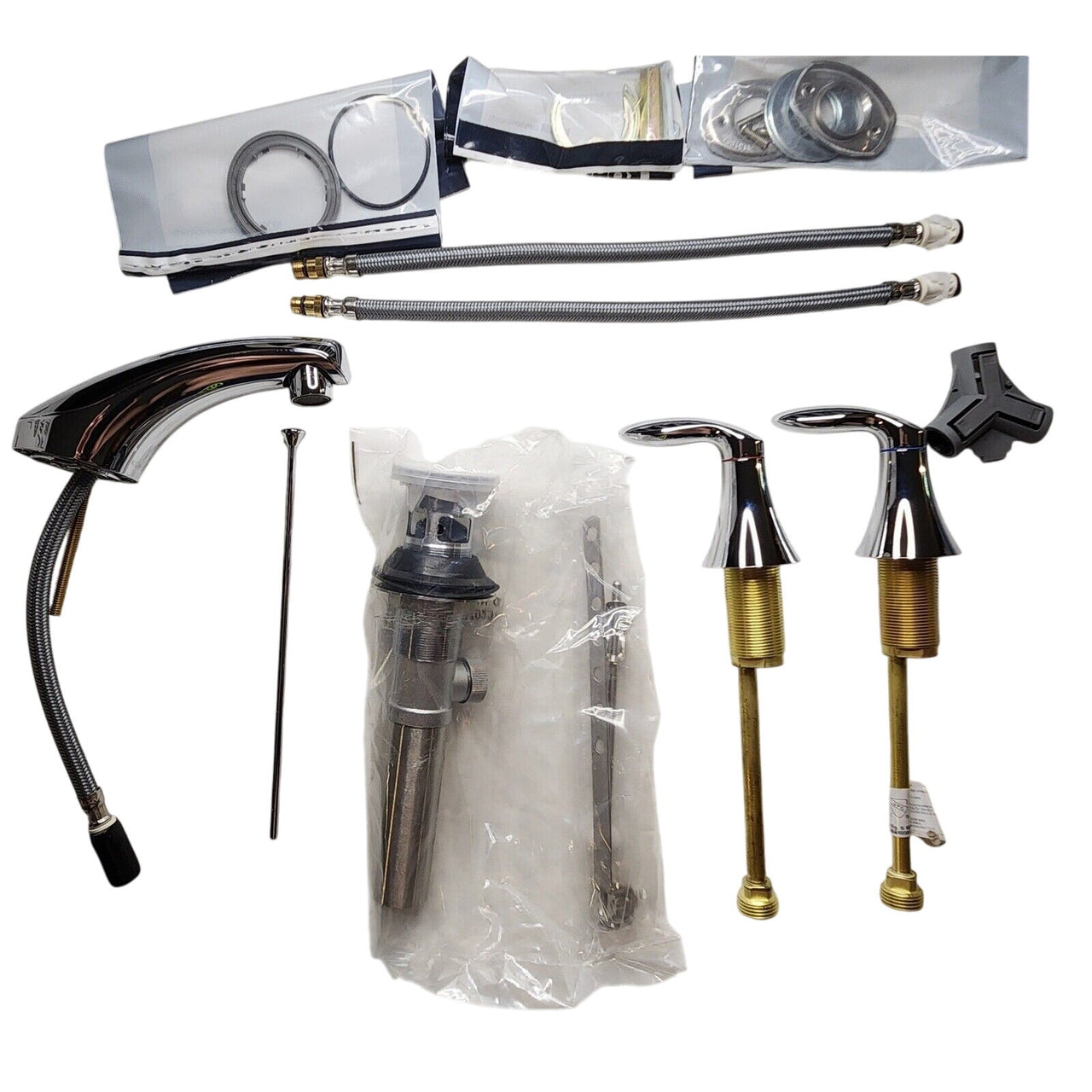 Kohler 15261-4RA-CP Coralais Widespread Bathroom Faucet - Polished Chrome