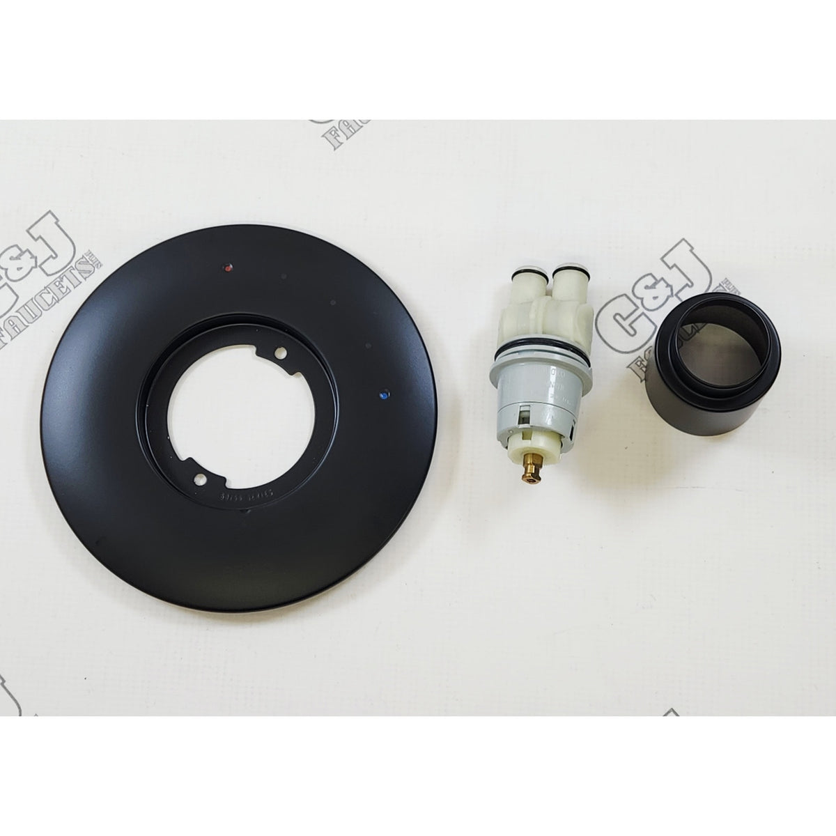 Brizo T60P075-BLLHP Odin Cross Handle Shower Valve Trim Only - Matte Black