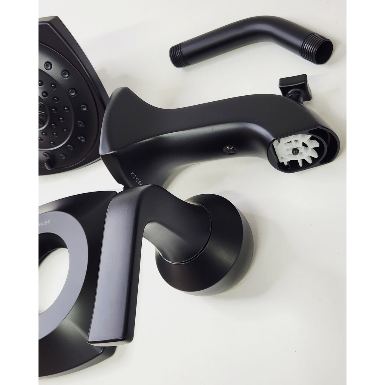 Kohler R76217-4G-BL Rubicon Tub and Shower Faucet (Valve Included) - Matte Black