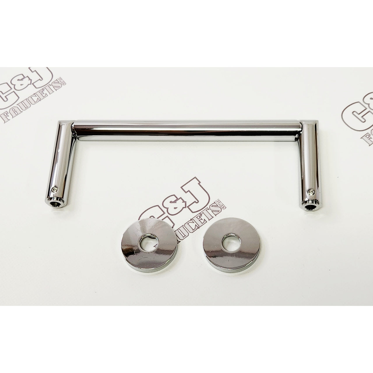 Ginger 0205/PC Sine 8" Bathroom Towel Bar - Polished Chrome READ