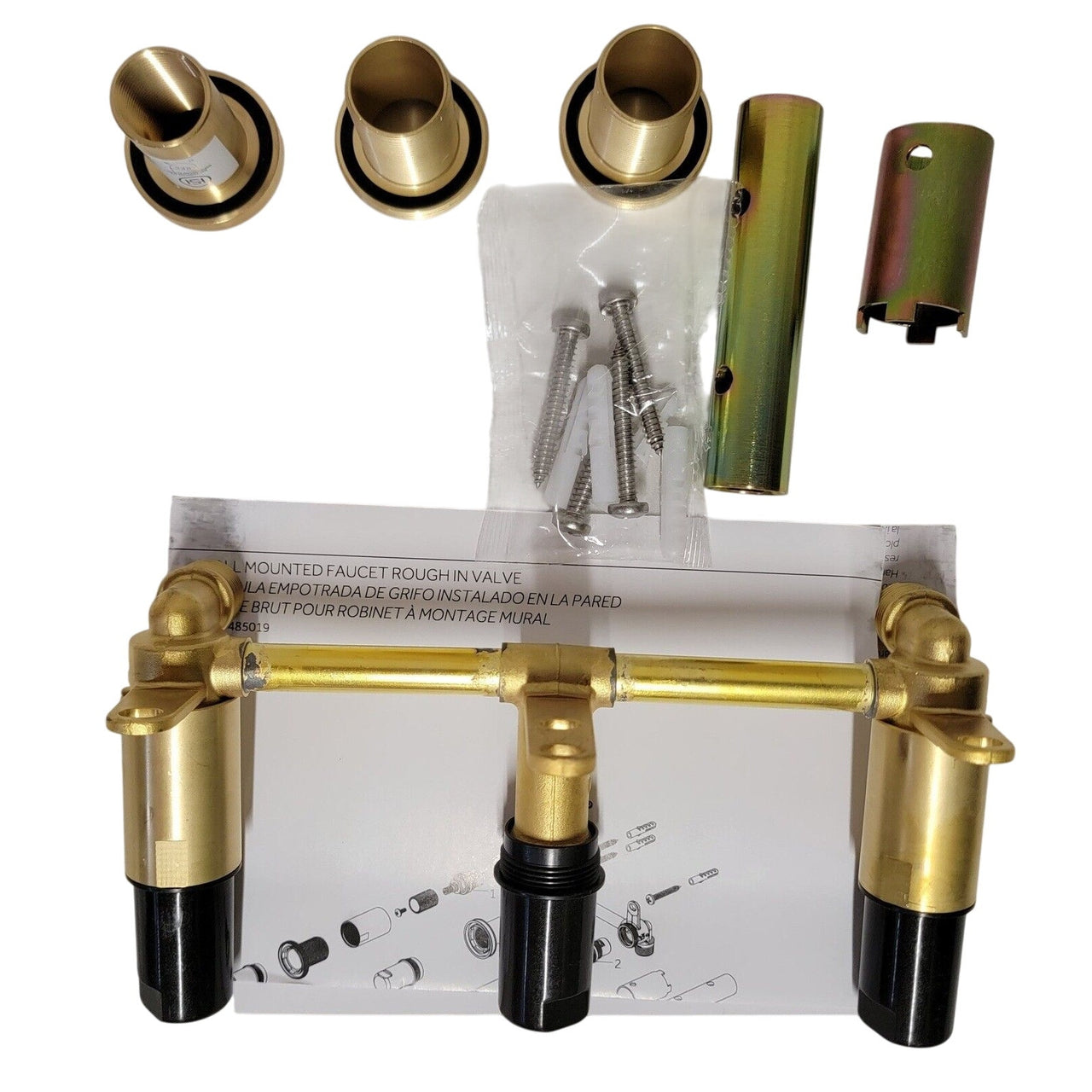 Signature Hardware 485019 Wall-Mount Faucet Rough-In Valve