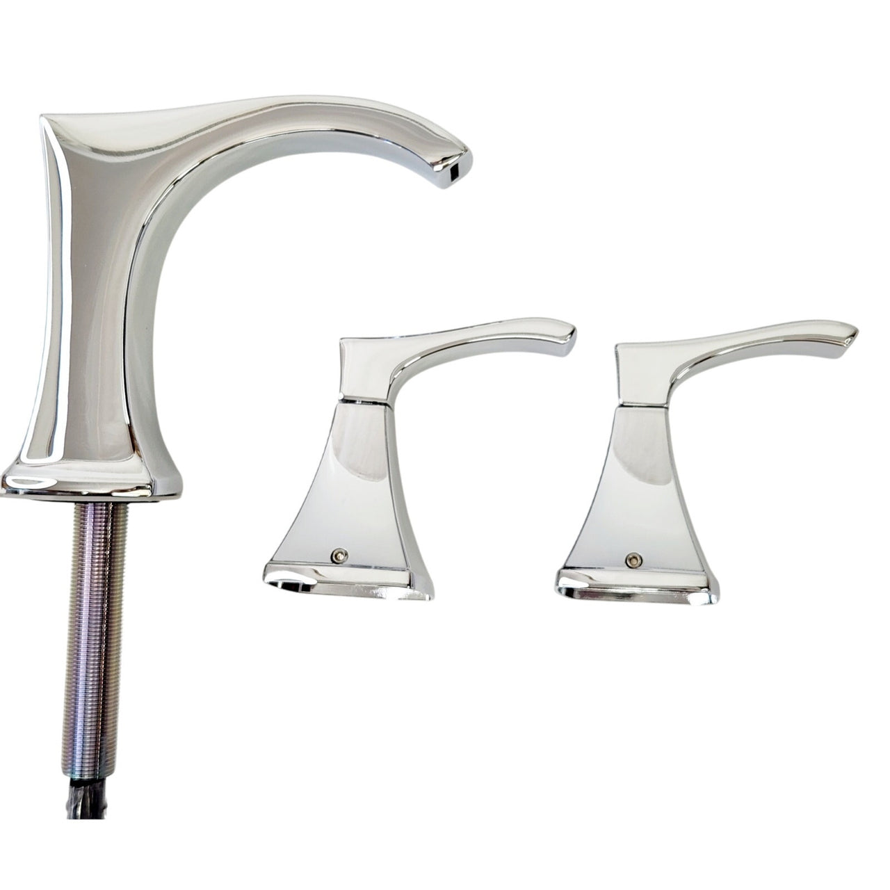 Pfister LF-049-VNCC Venturi 8 in. Widespread Bathroom Faucet - Polished Chrome