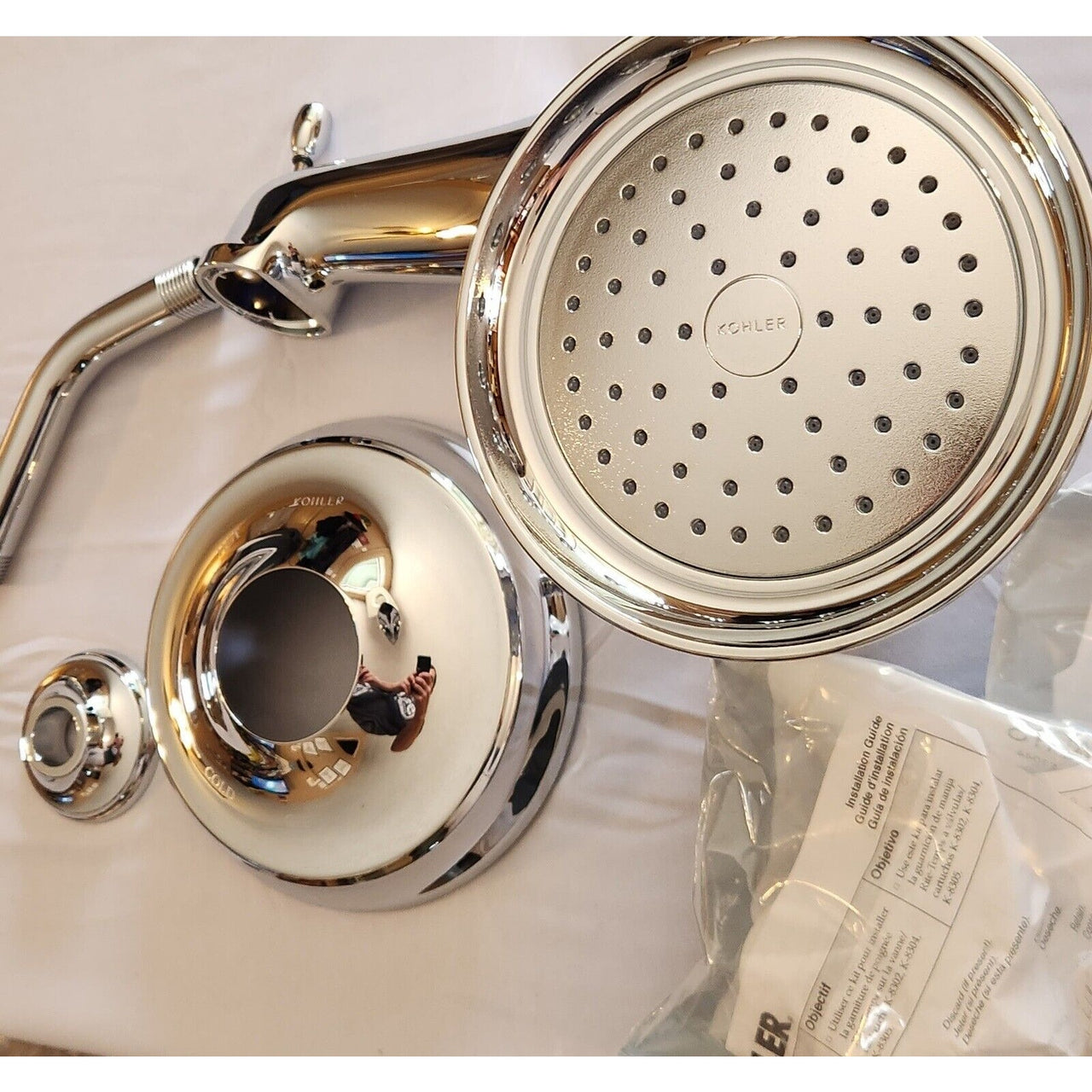 Kohler TS10582-4-CP Bancroft Rite-Temp Bath and Shower Valve Trim -Polish Chrome