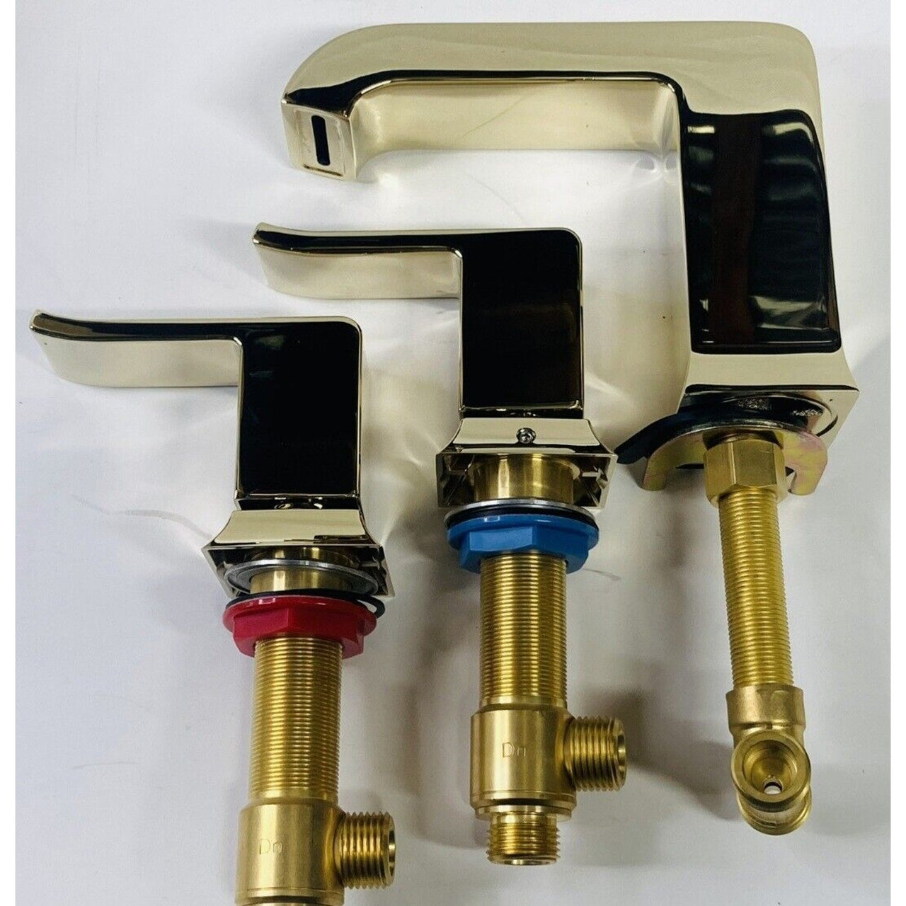 Signature Hardware 437368 Delite Widespread Bathroom Faucet - Polished Brass