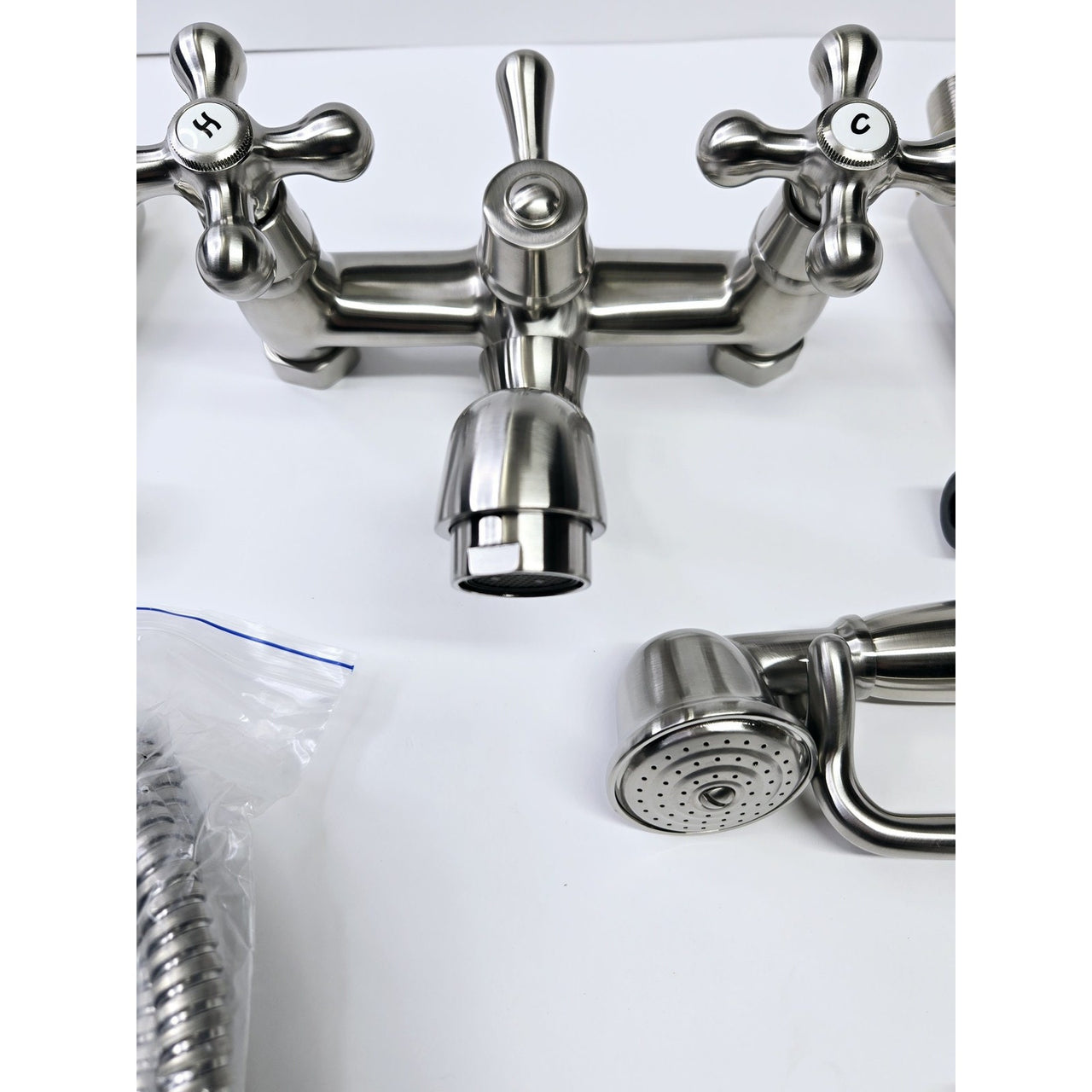 Signature Hardware 405703 Barlow Roman Tub Filler Faucet - Brushed Nickel