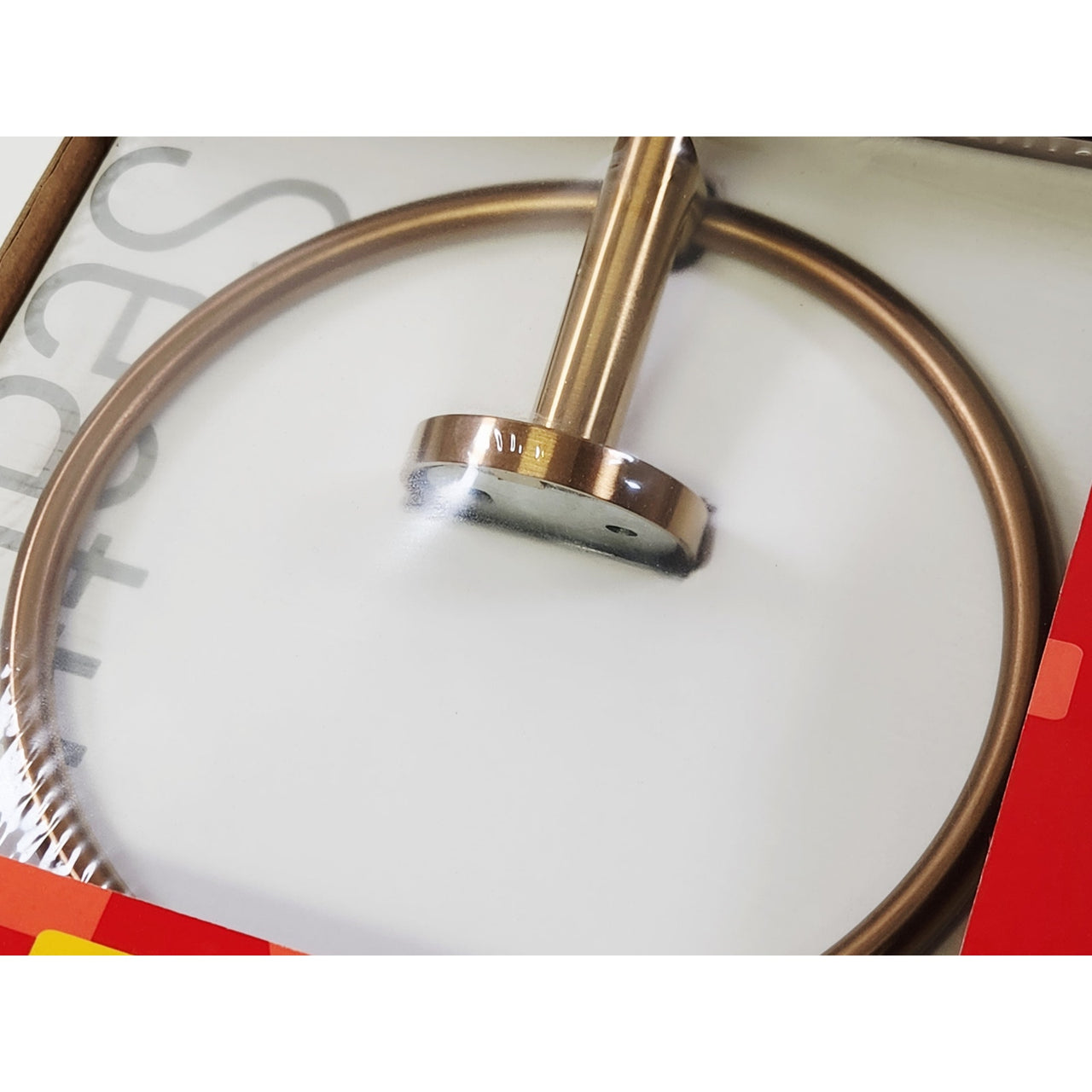 Kartners SEA-TRRD-BB Seattle Round Towel Ring - Brushed Brass