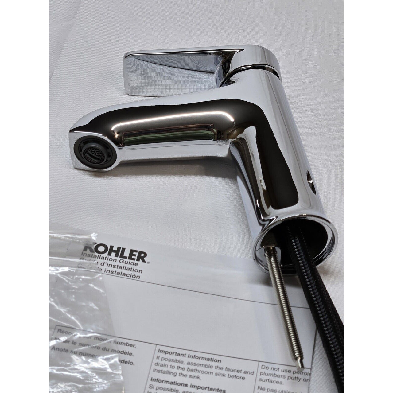 Kohler 97060-4-CP Hint Bathroom Faucet w/Pop-Up Drain, 1.2 GPM - Polished Chrome