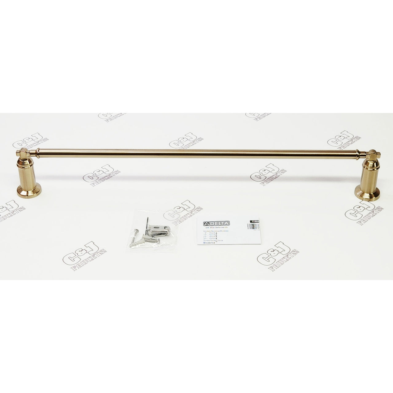 Delta 78424-CZ Broderick 24" Bathroom Sink Towel Bar - Champagne Bronze