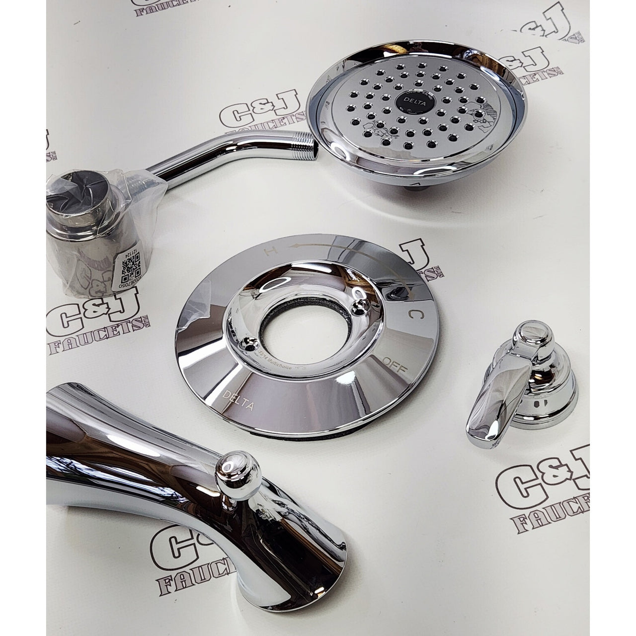 Delta T14432 Woodhurst 1.75 GPM Tub and Shower Trim Kit - Polished Chrome READ