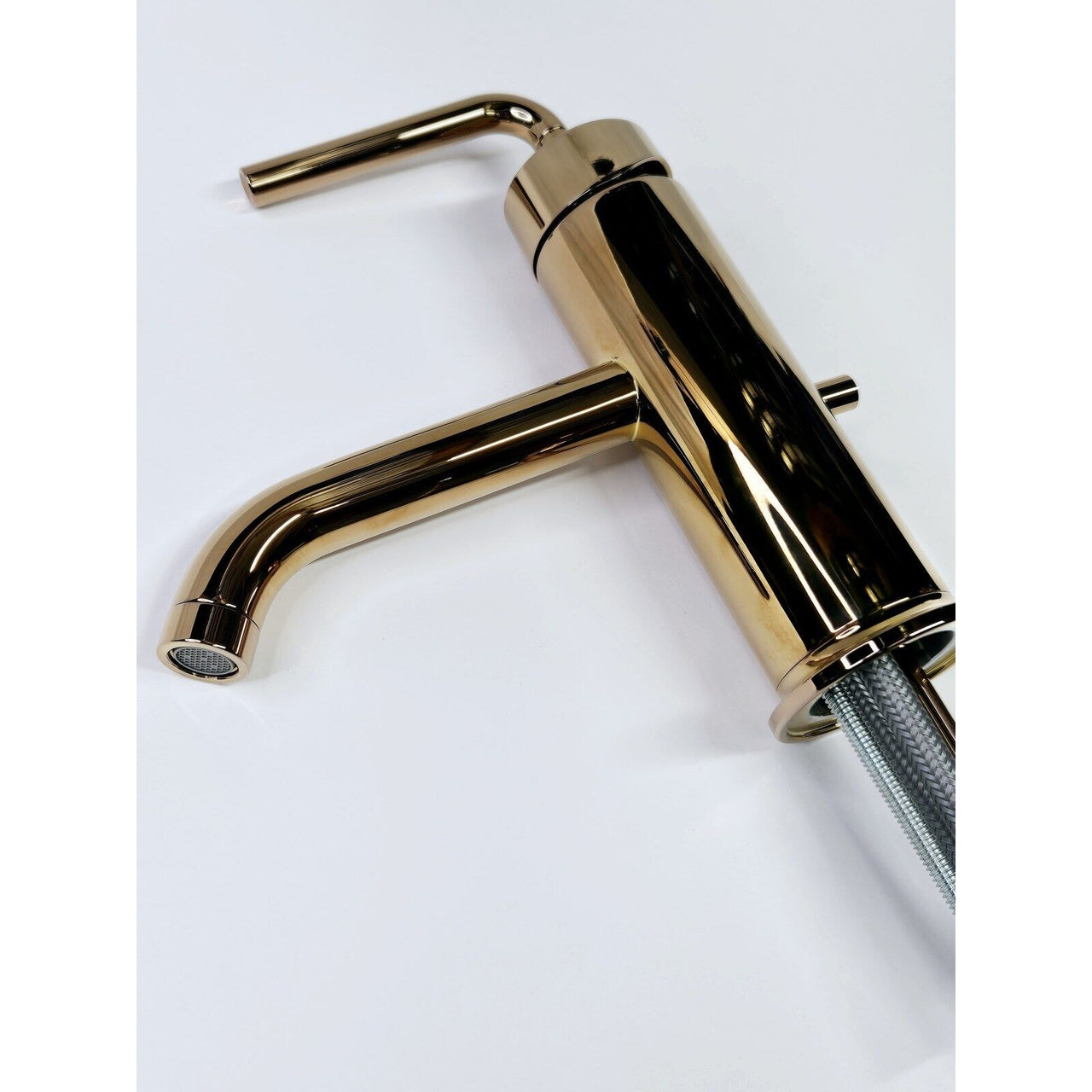 Kohler 14402-4A-RGD Purist Single Control Bathroom Faucet - Vibrant Rose Gold