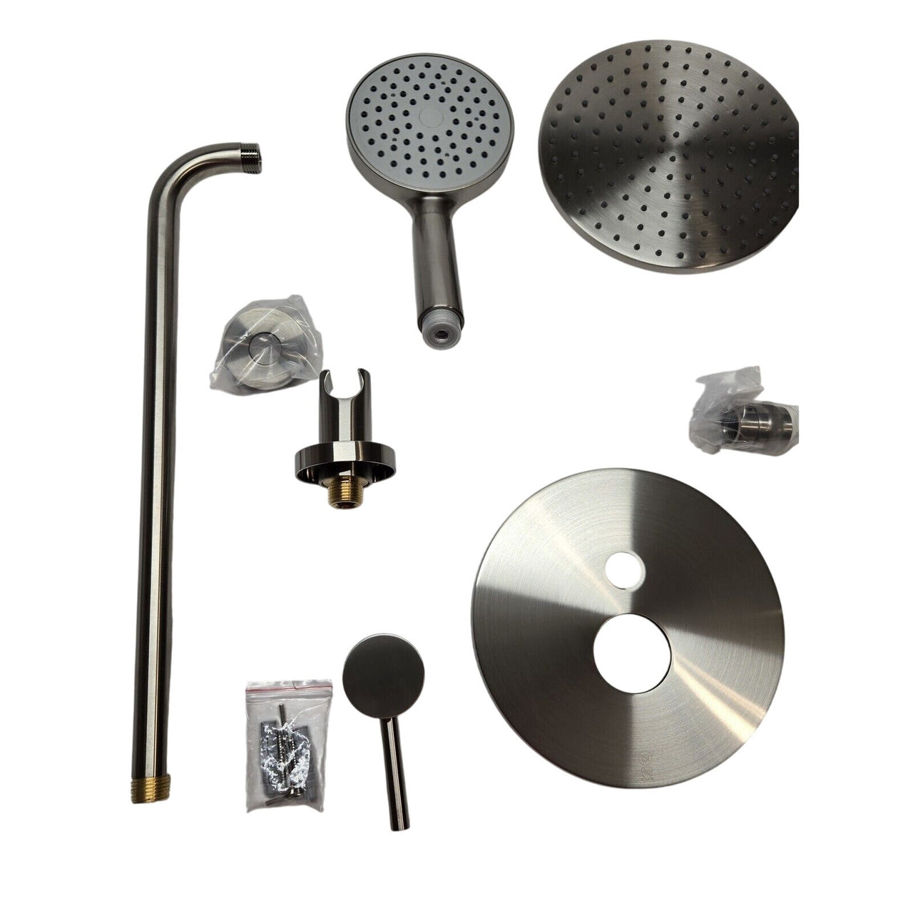 Signature Hardware 416163 Lattimore Rainfall Shower System - Brushed Nickel